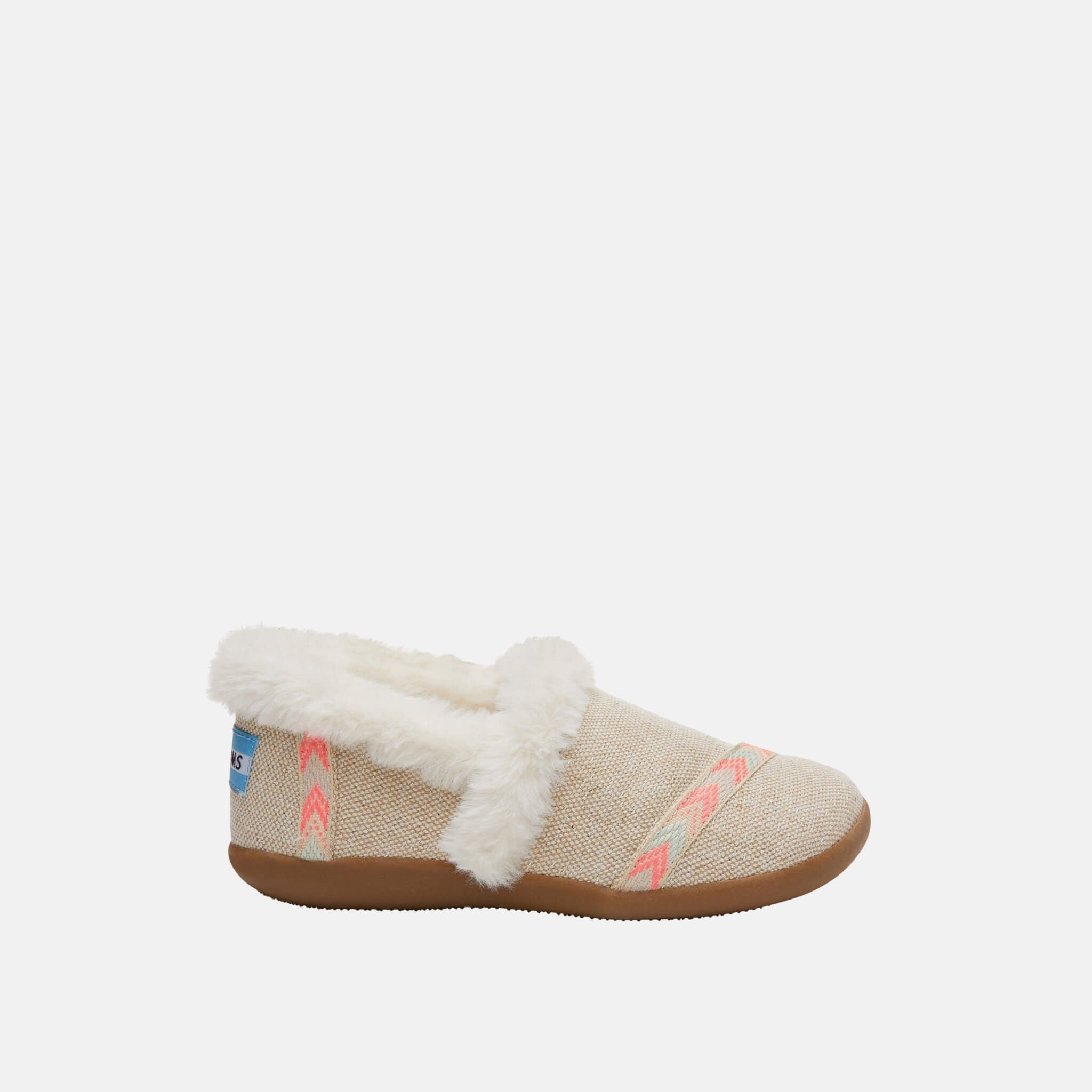 Toms Youth Burlap Cream