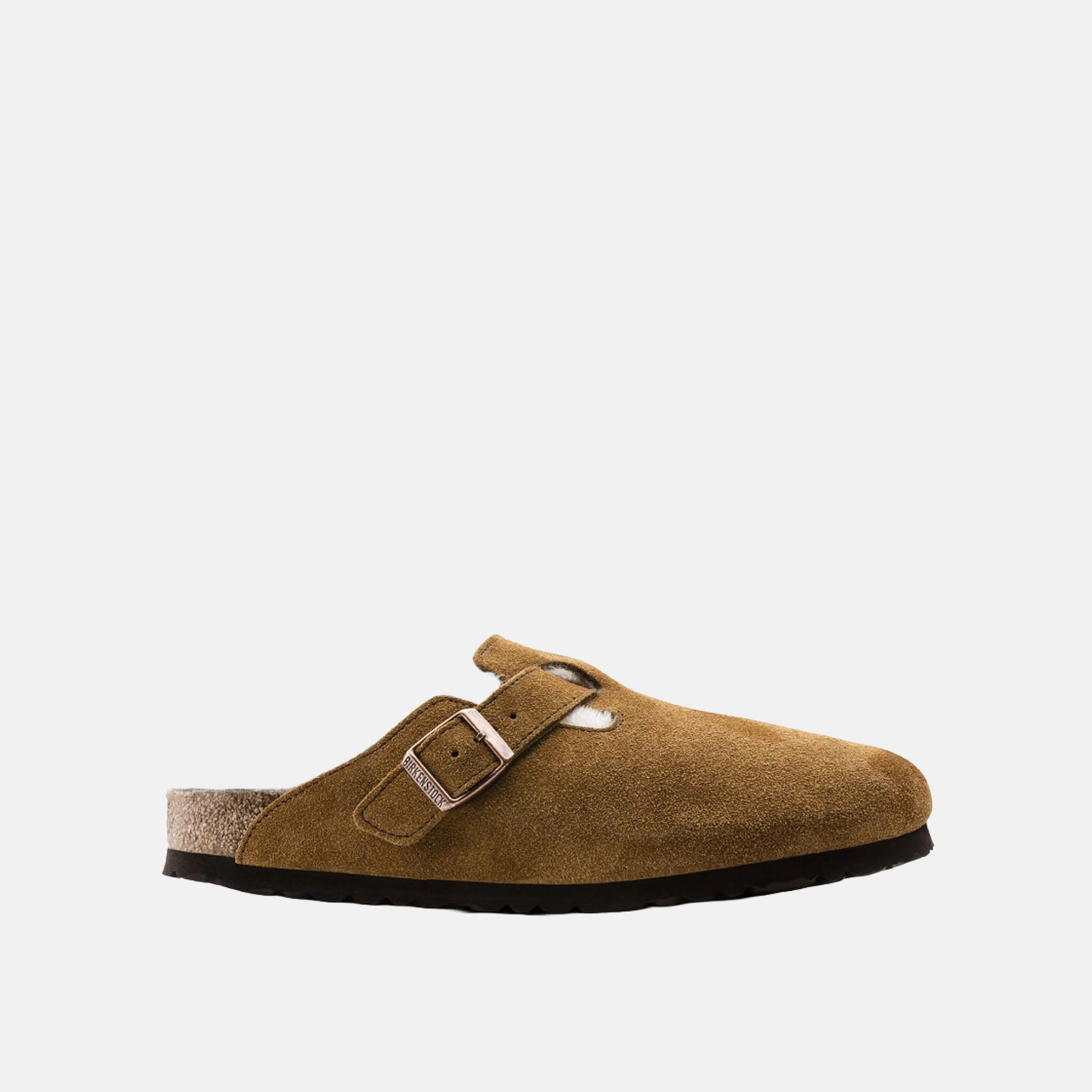 Birkenstock Boston Shearling Suede Leather