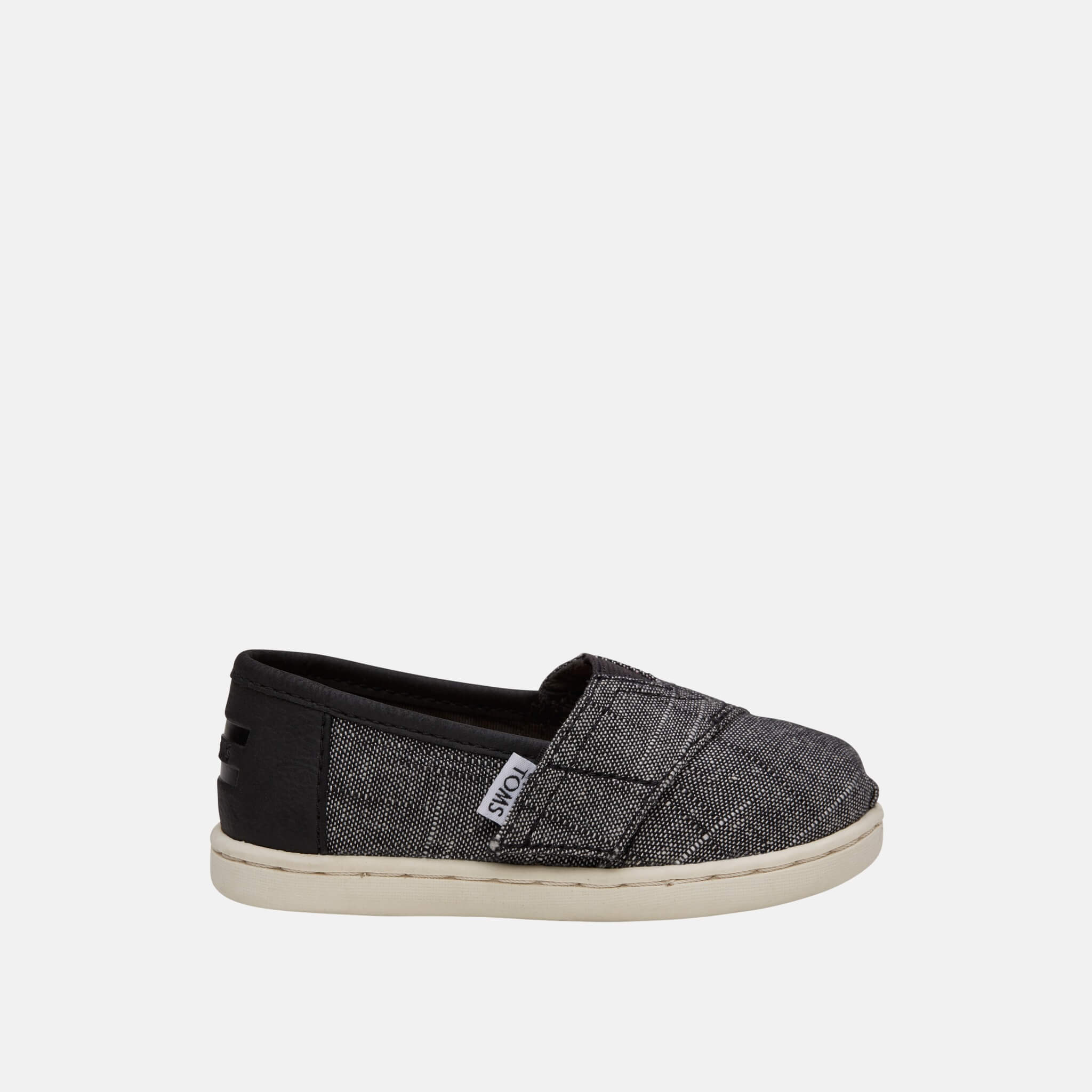 Toms Textured Seasonal Classics Tiny Alpargata Grey