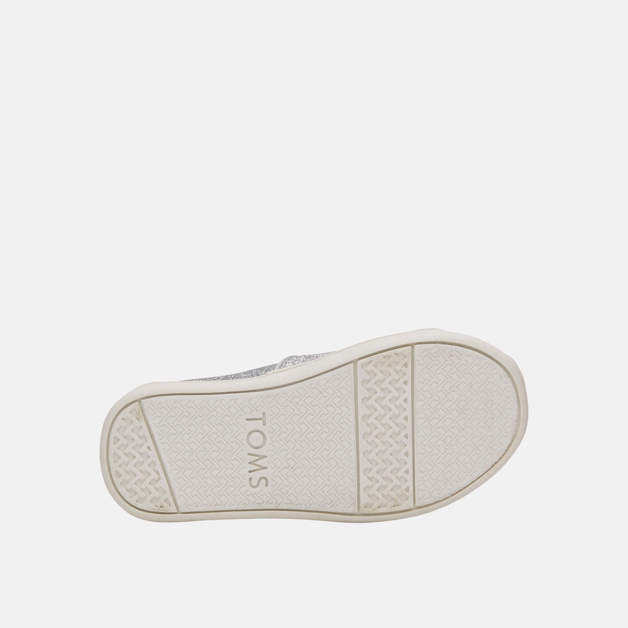 Toms Tiny Alpargata Silver