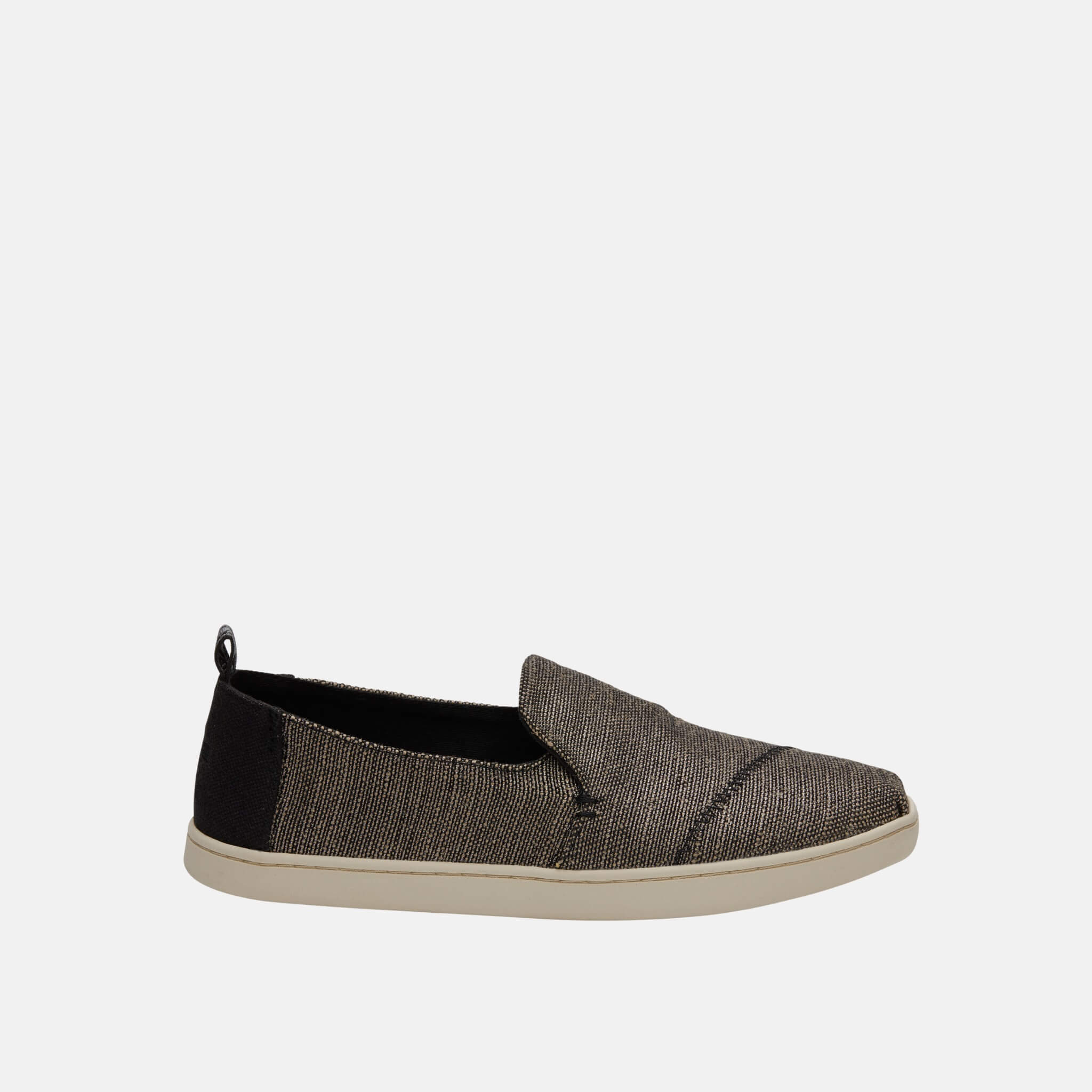 Toms Deconstructed Alpargata Slip On Black
