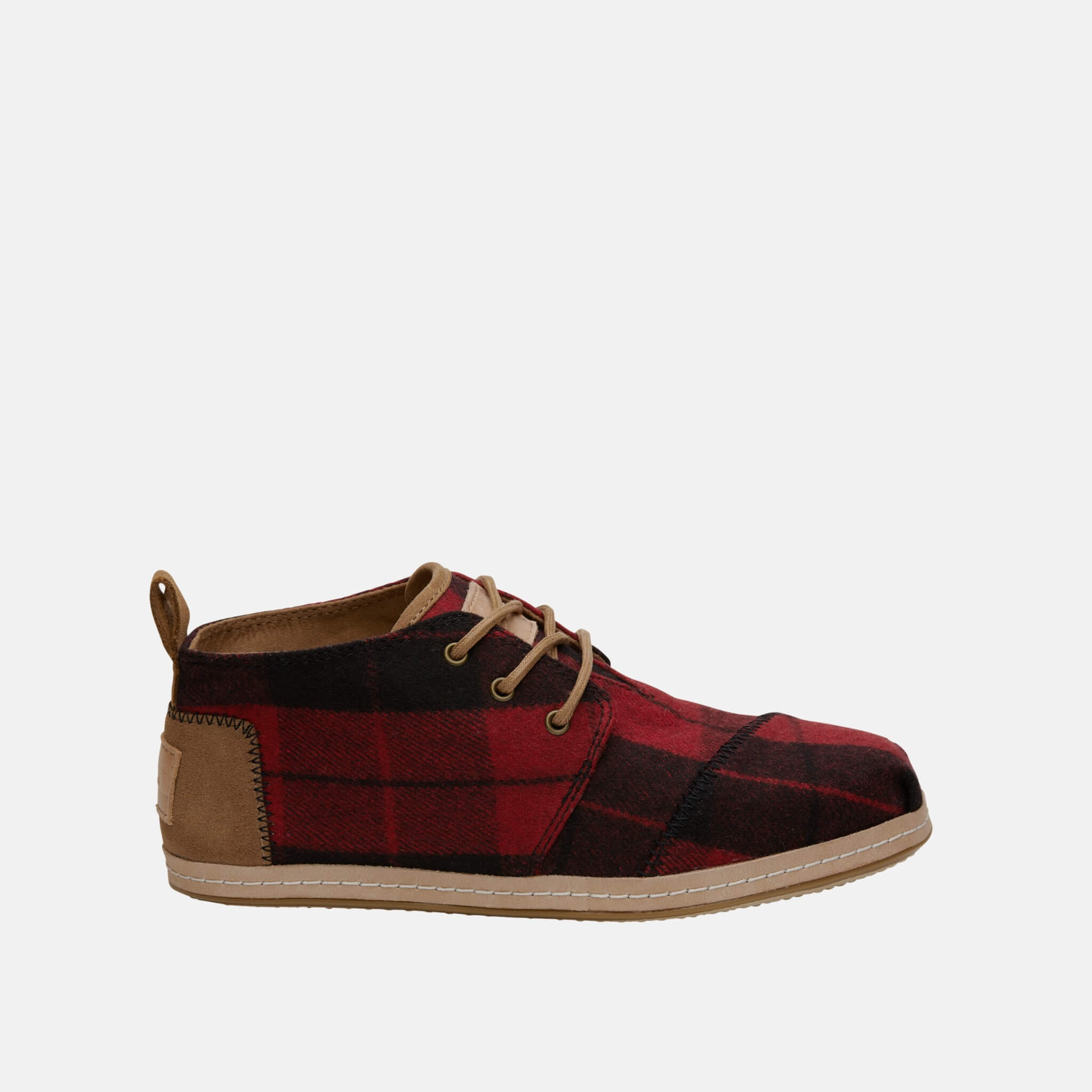Toms Plaid Venice Collection Red