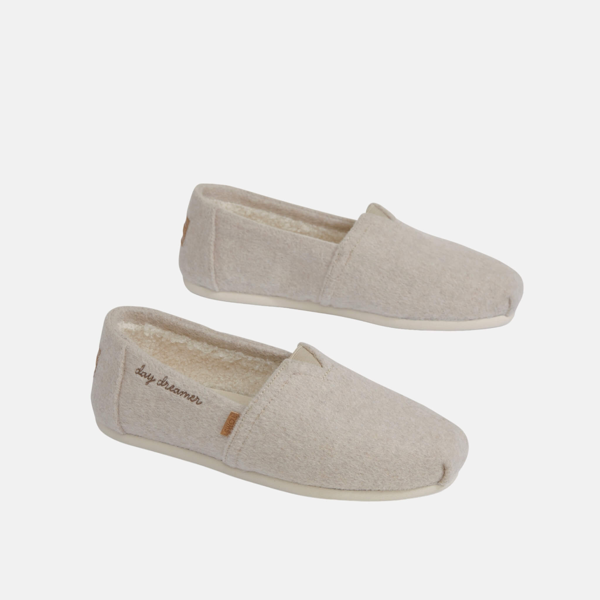 Toms Felt Venice Collection Alpargata Beige