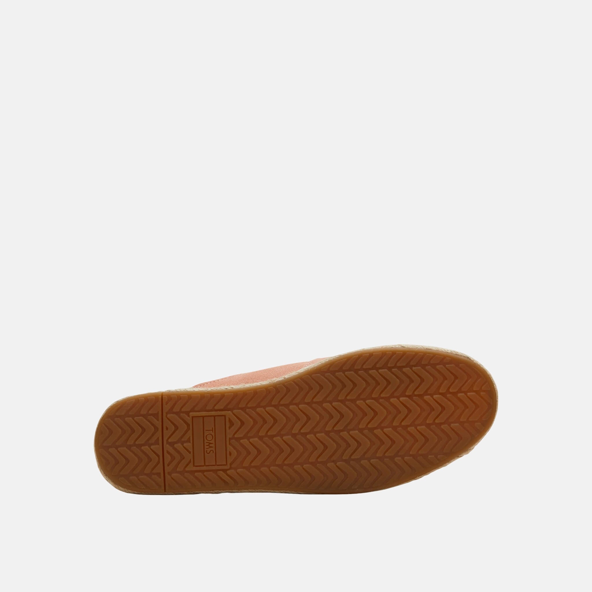 Toms Coral Pink Suede Nova Espadrile Pink