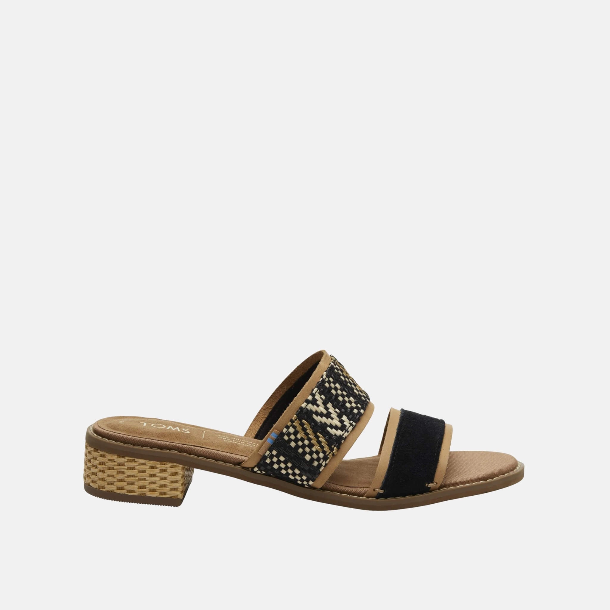 Toms Mariposa Sandals Black/White