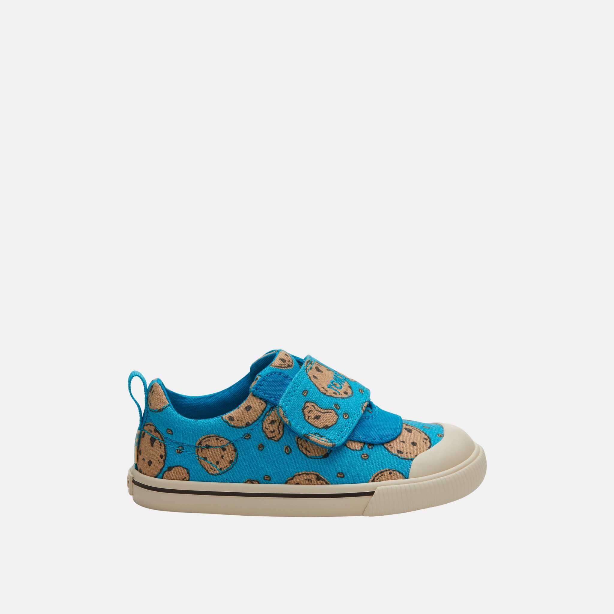 Toms Sesame Street Cookie Monster Tiny Doheny Sneakers Blue