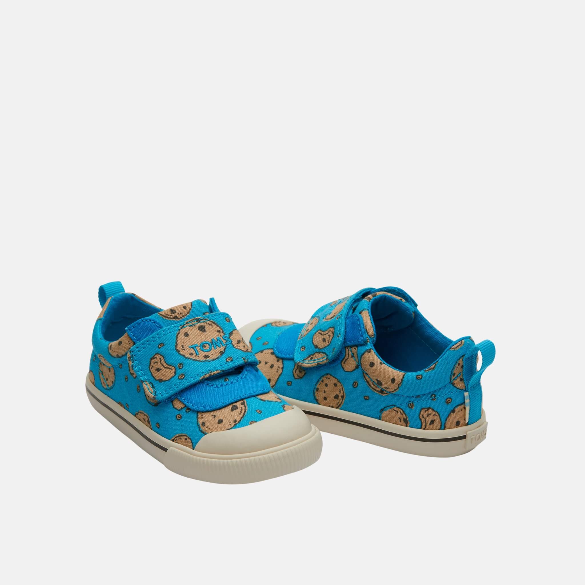 Toms Sesame Street Cookie Monster Tiny Doheny Sneakers Blue