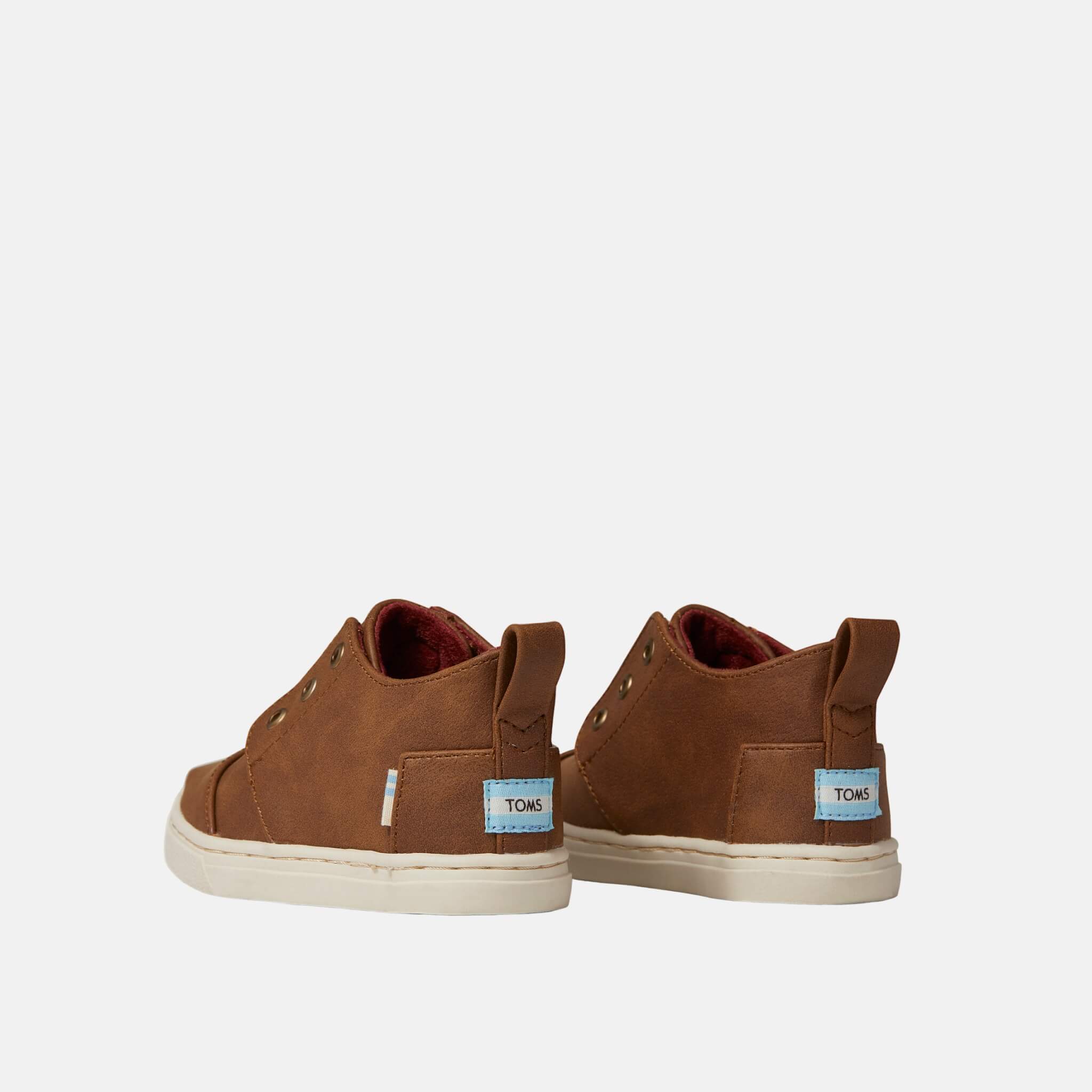 Toms Tiny Botas Cupsole Brown Brown