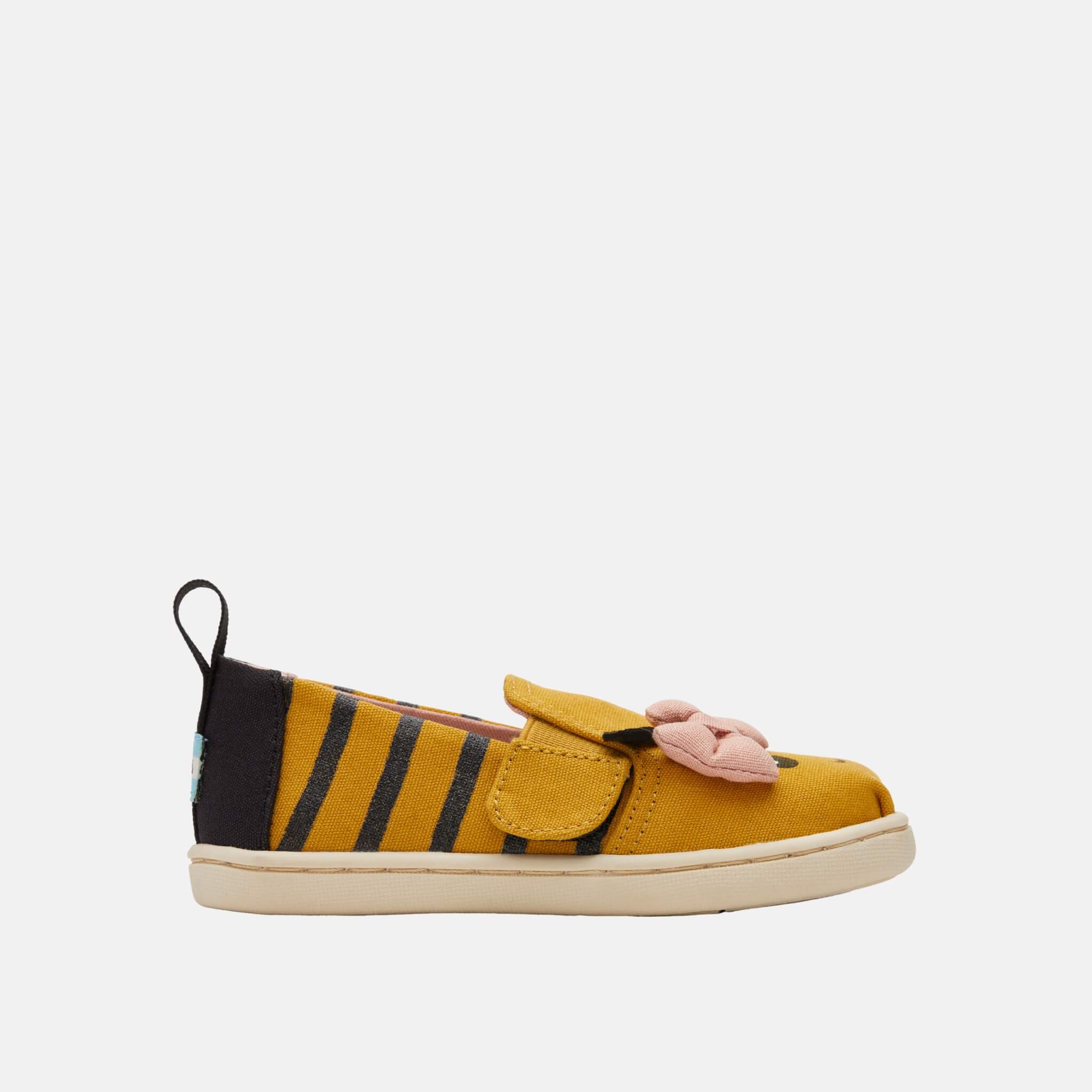 Toms Tiny Alpargata Twin Gore Yellow