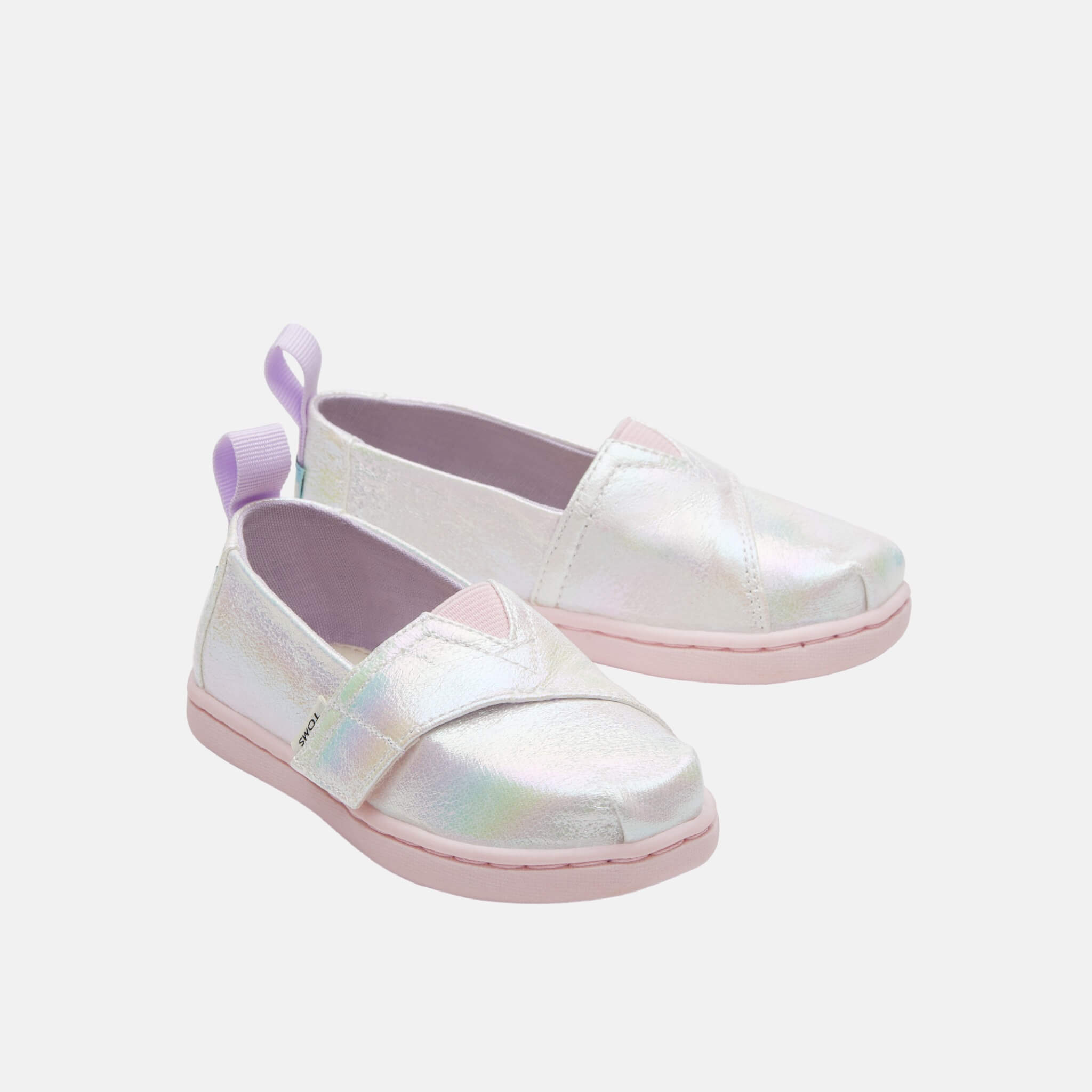 Toms Tiny Alpargata White