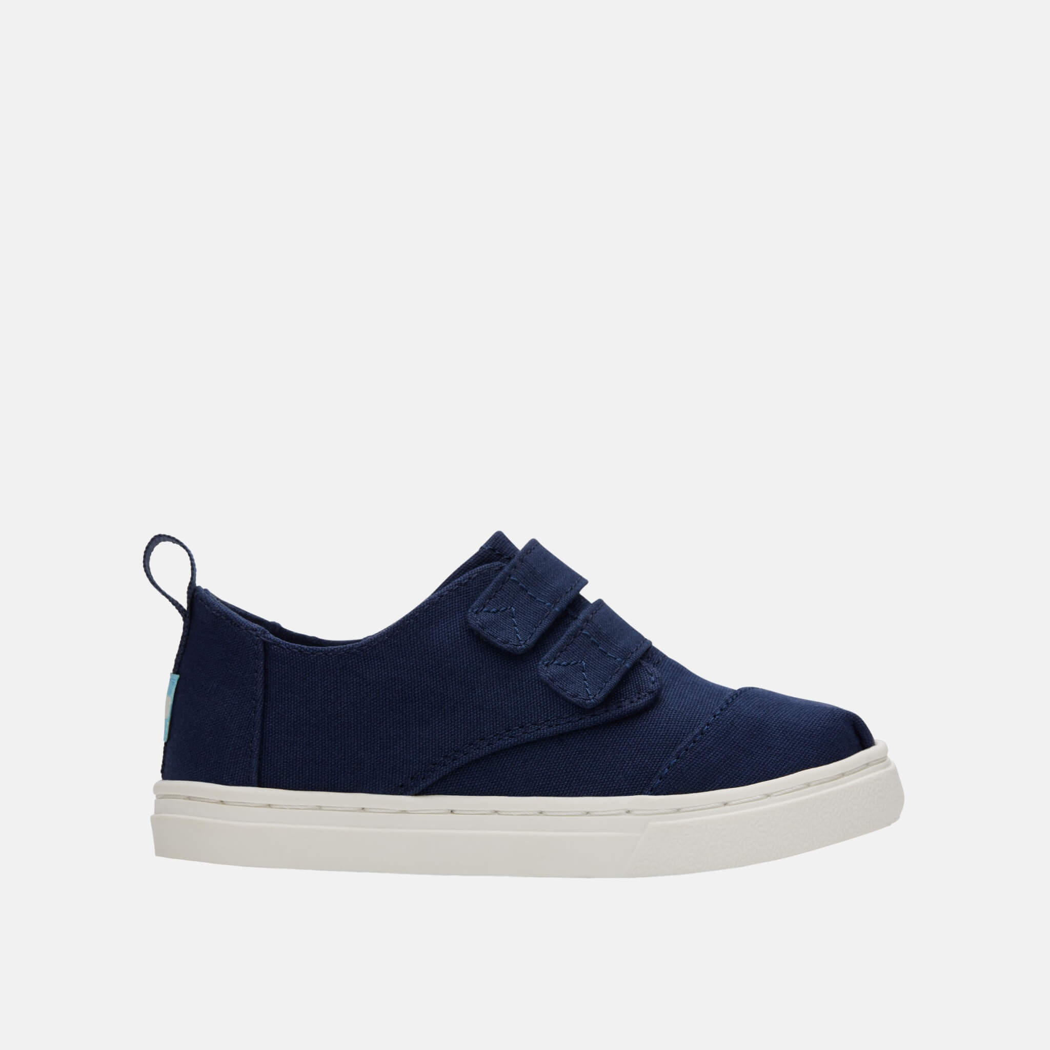 Toms Tiny Cordones Cupsole Double Strap Blue