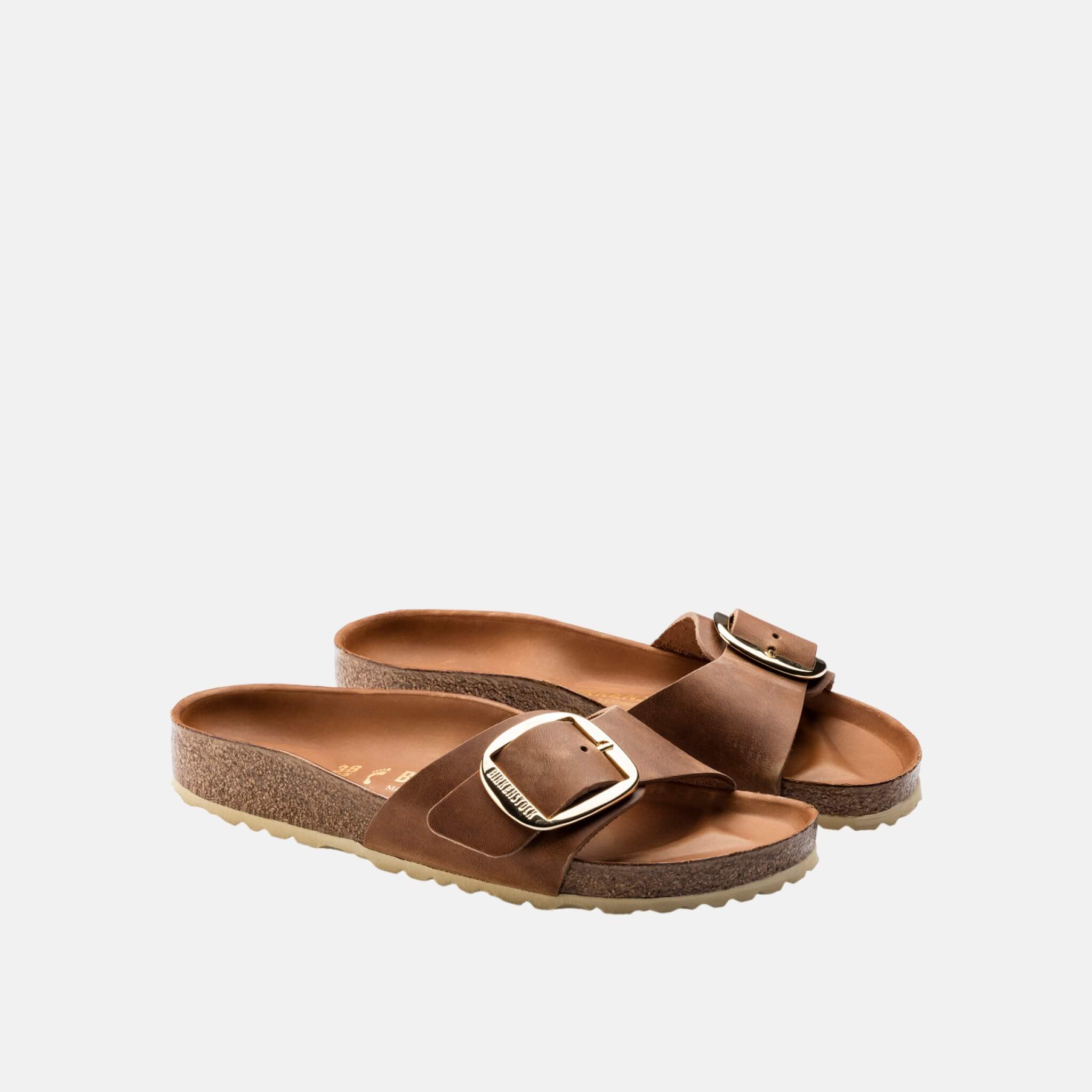 Birkenstock Madrid Big Buckle Oiled Leather Regular