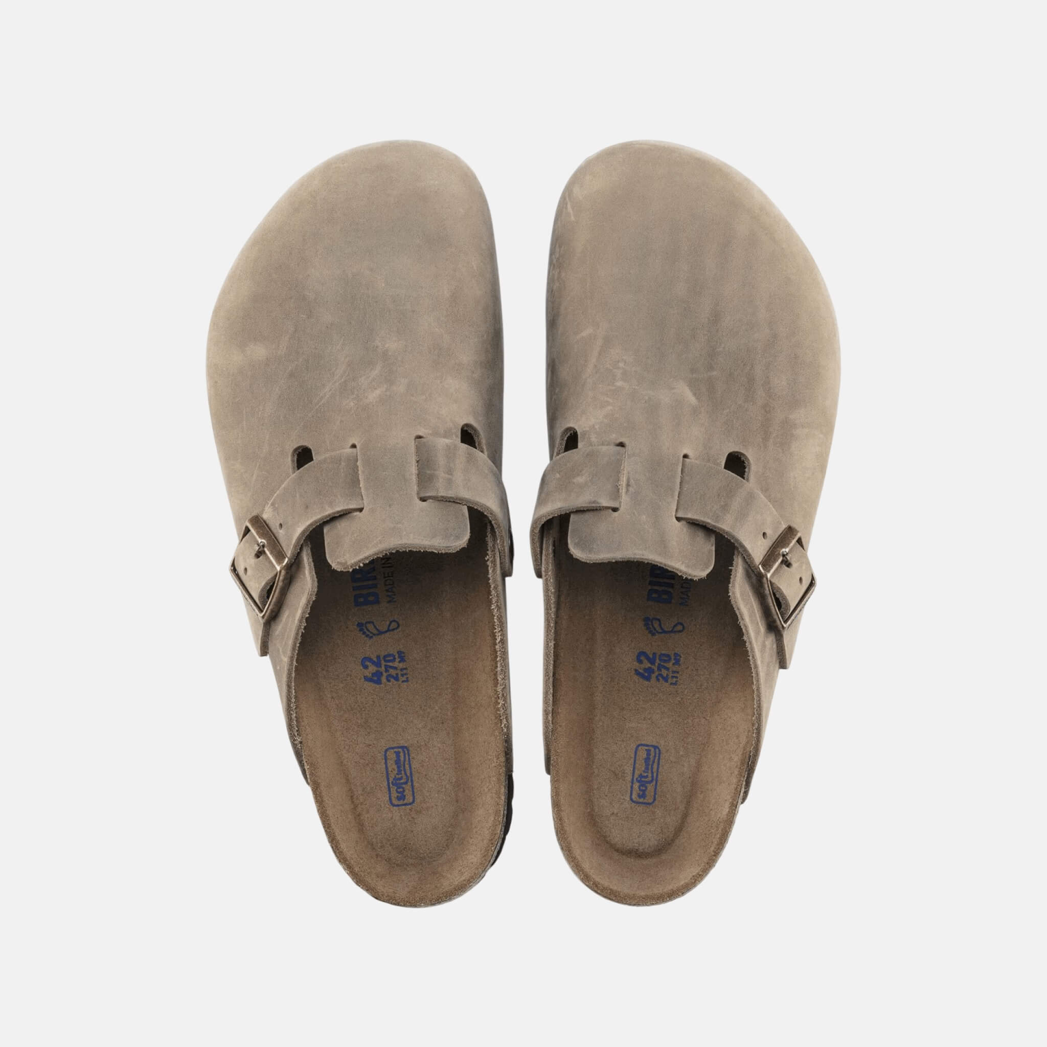 Birkenstock Boston Soft Footbed Natural Leather Oiled Regular