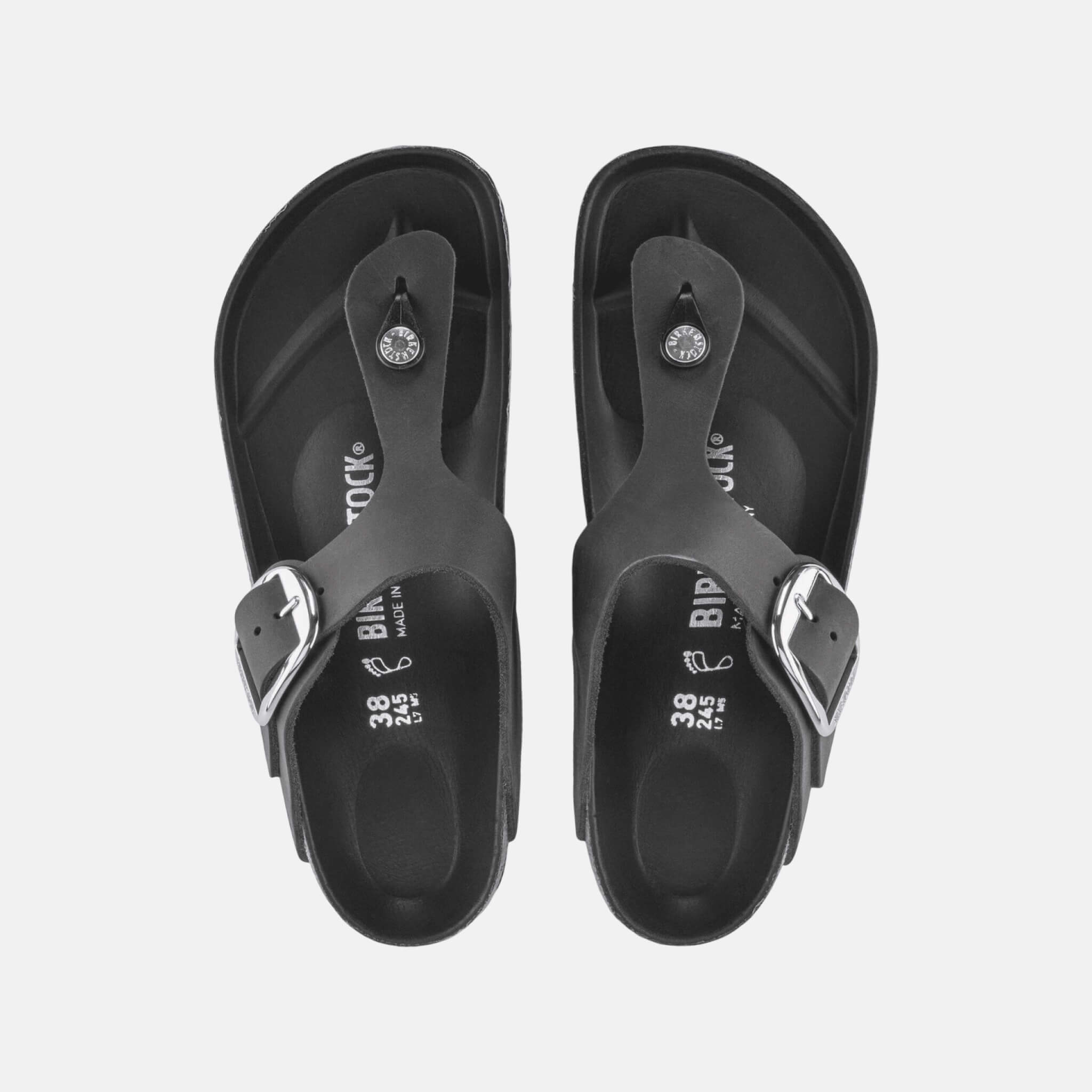Birkenstock Gizeh Big Buckle Natural Leather Oiled Regular