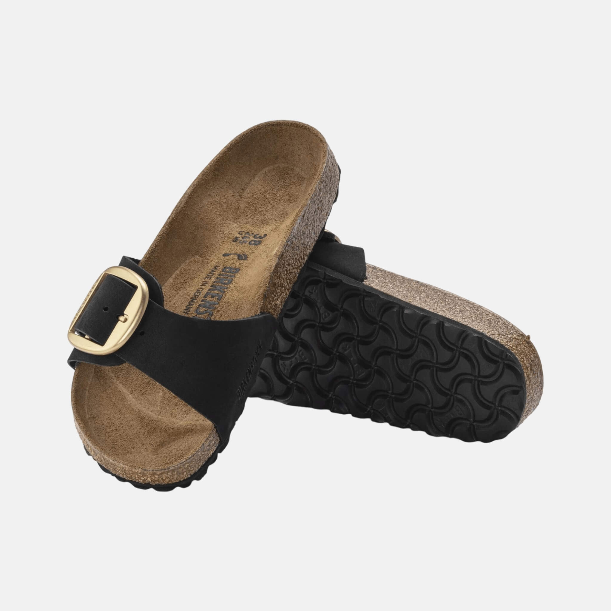 Birkenstock Madrid Big Buckle Nubuck Leather