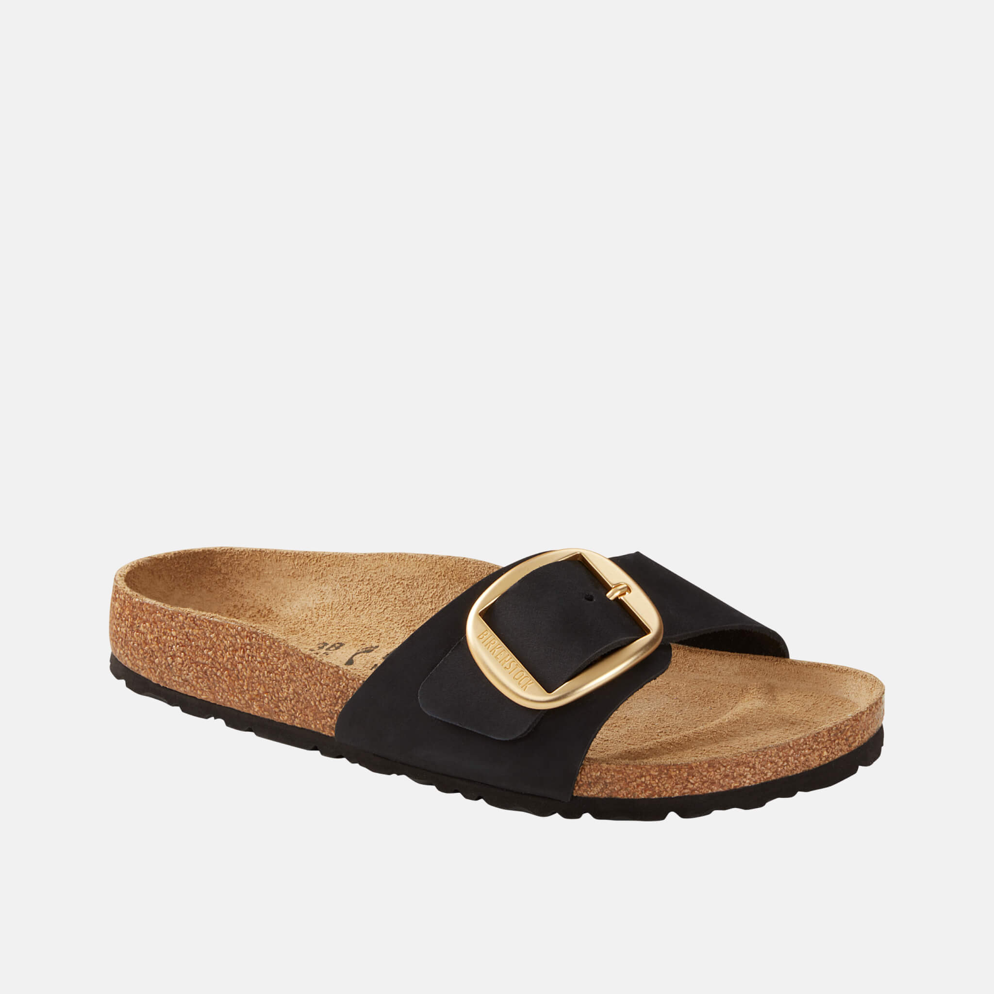 Birkenstock Madrid Big Buckle Nubuck Leather Narrow