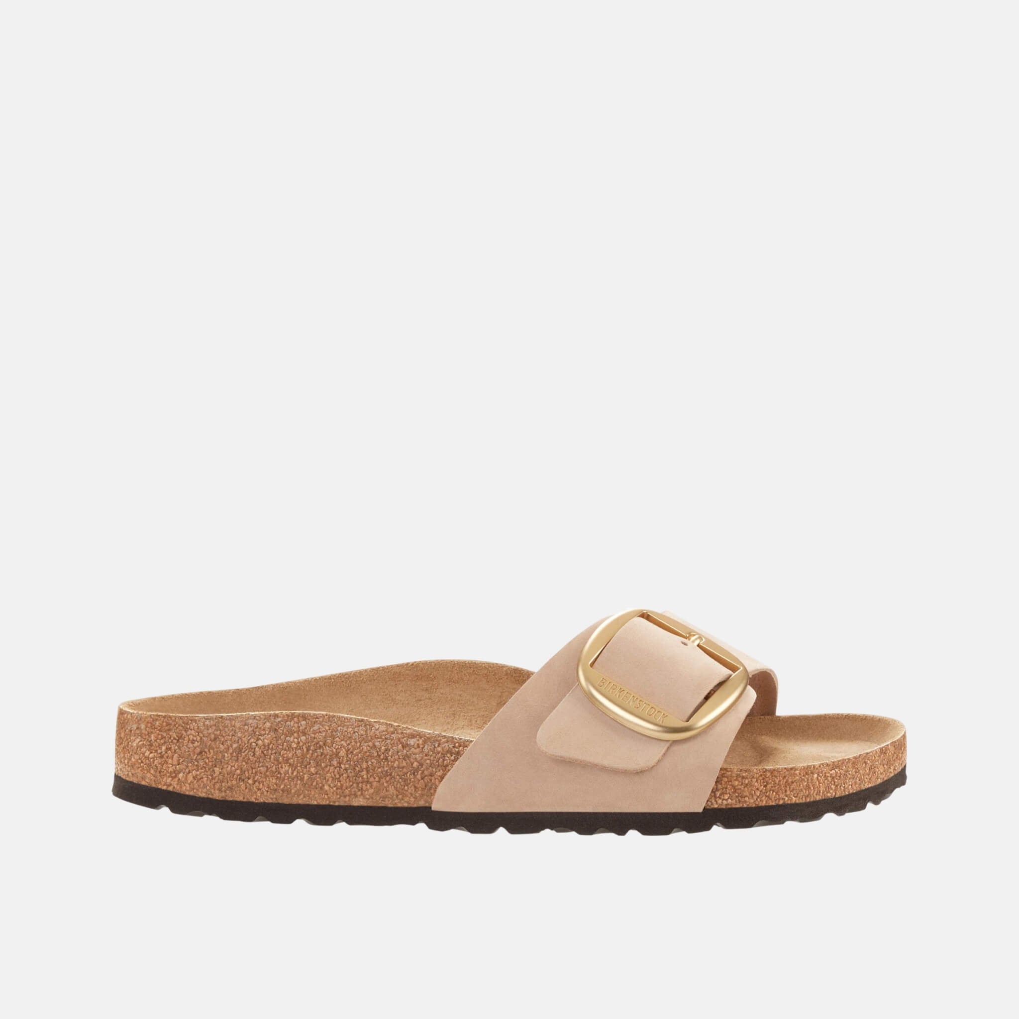 Birkenstock Madrid Big Buckle Natural Leather Nubuck Regular