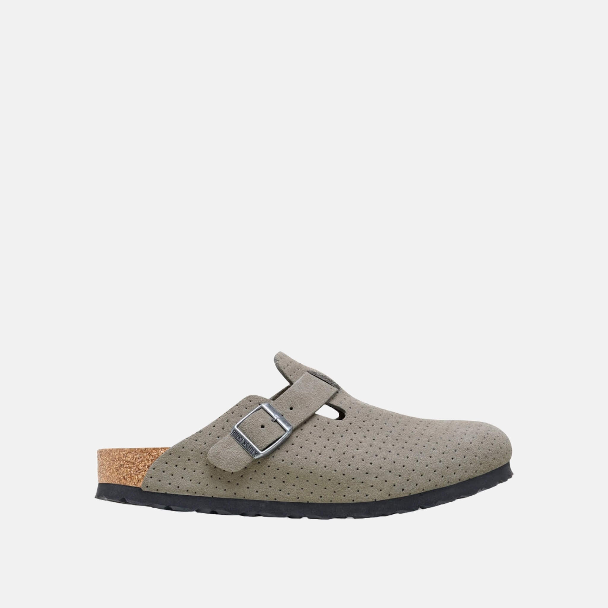 Birkenstock Boston Suede Leather Embossed Regular