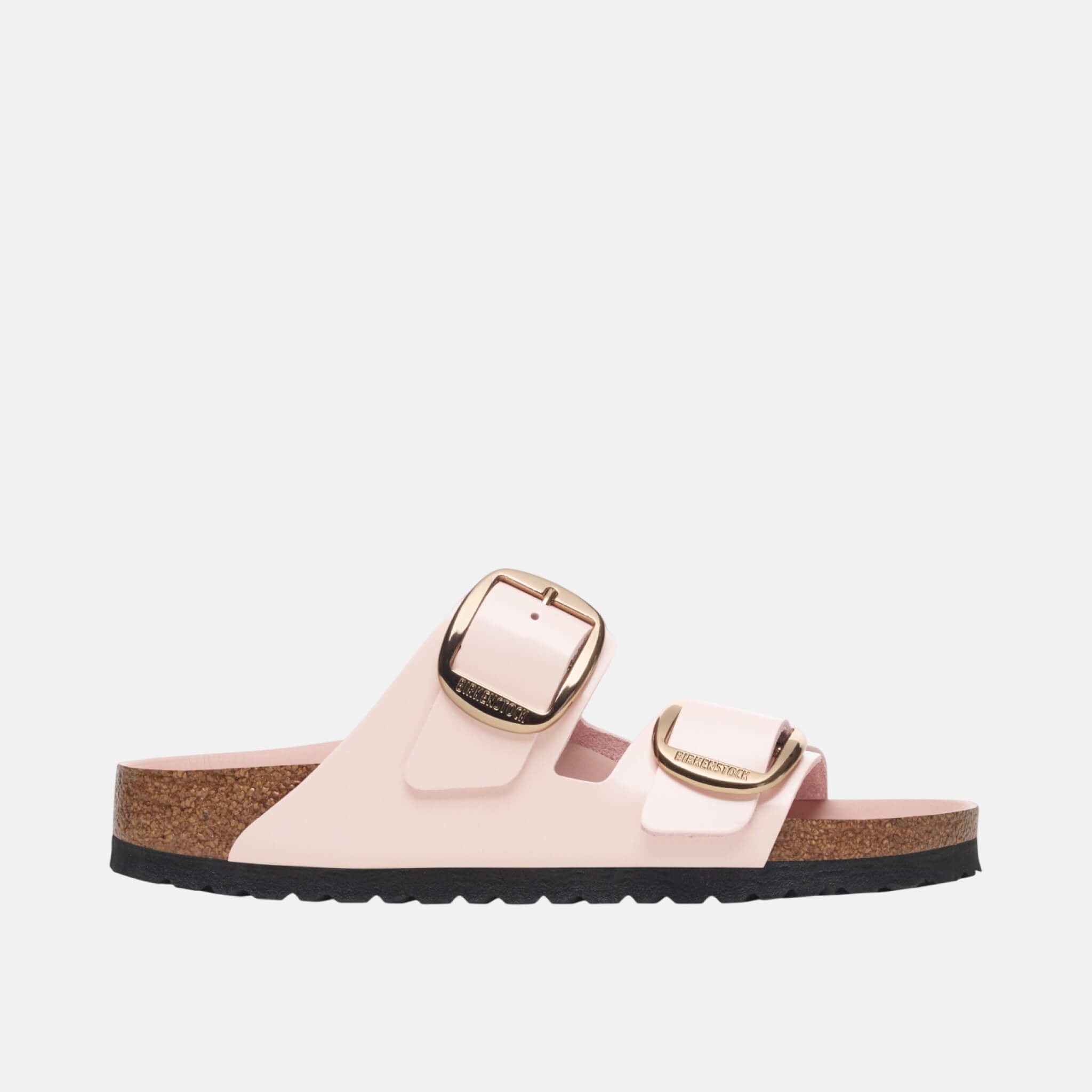 Birkenstock Arizona Big Buckle Natural Leather Patent Regular