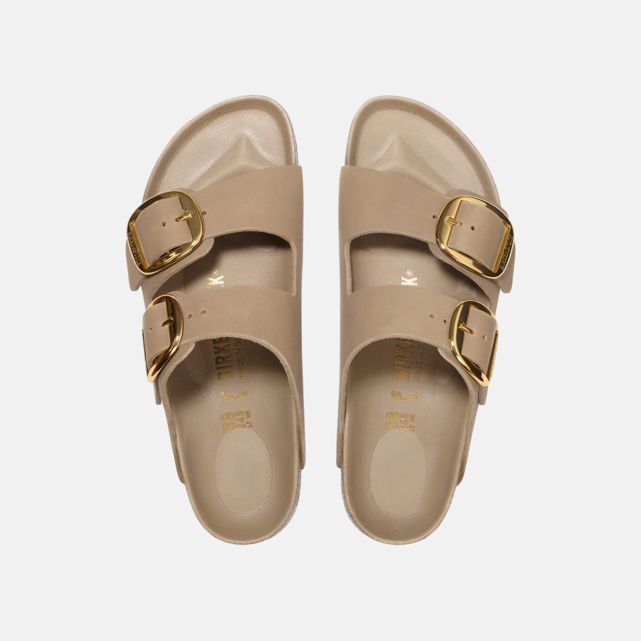 Birkenstock Arizona Big Buckle Natural Leather Oiled Regular