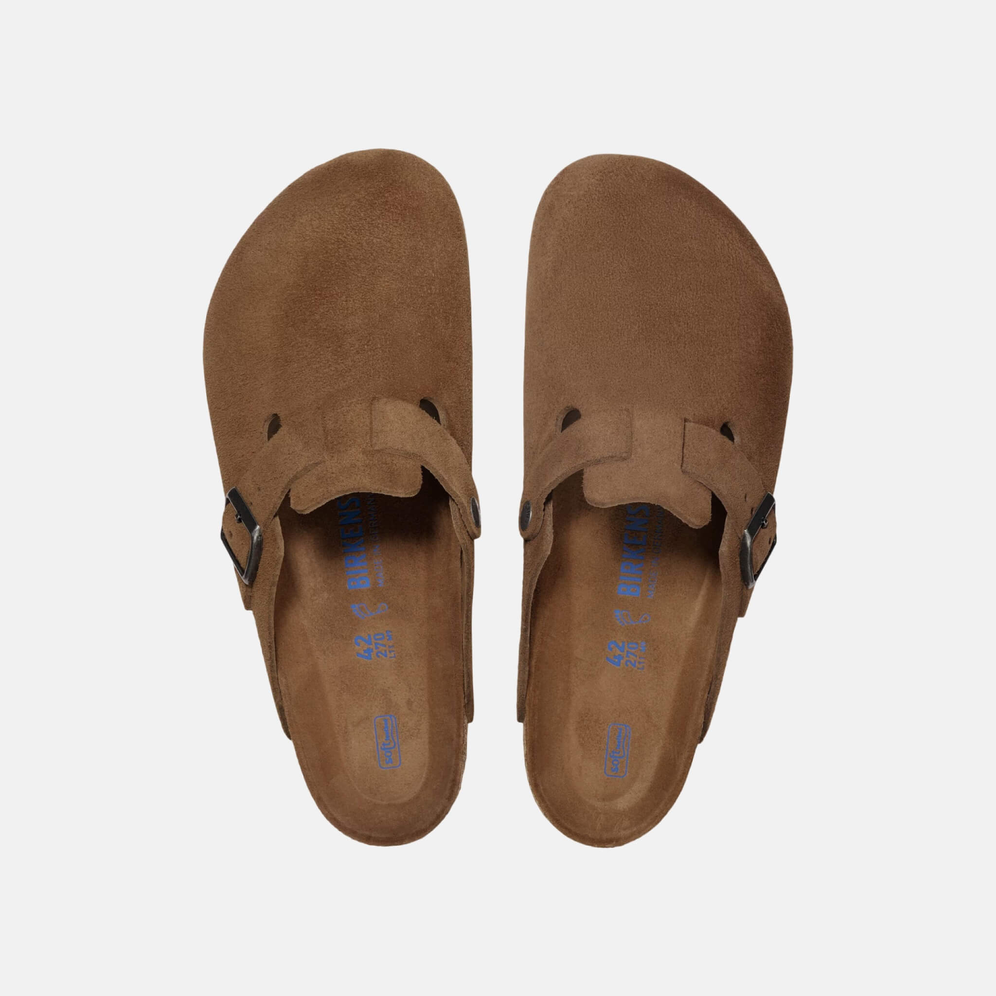 Birkenstock Boston Soft Footbed Suede Leather Regular