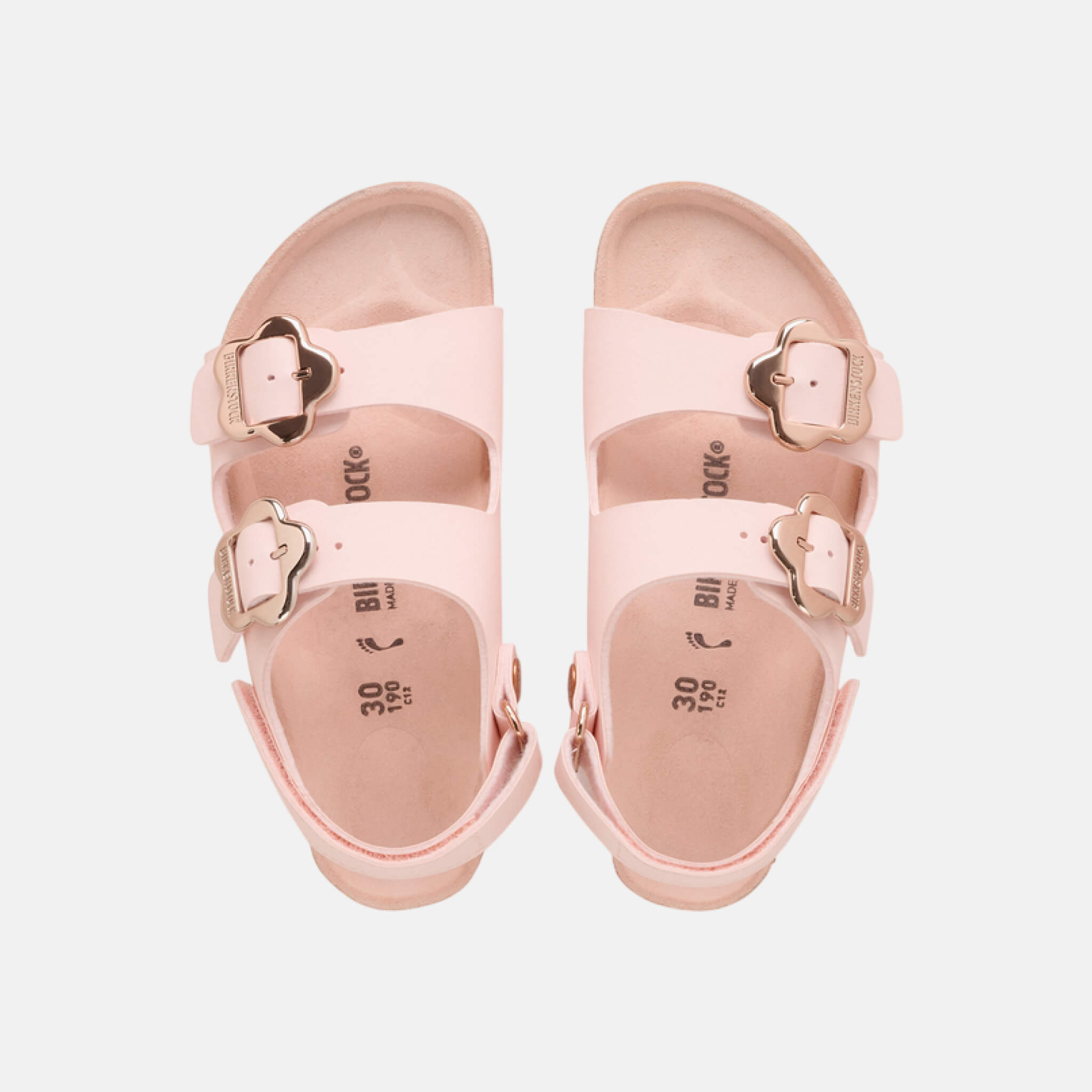 Birkenstock Milano AS Flower Buckle Kids Birko-Flor Regular