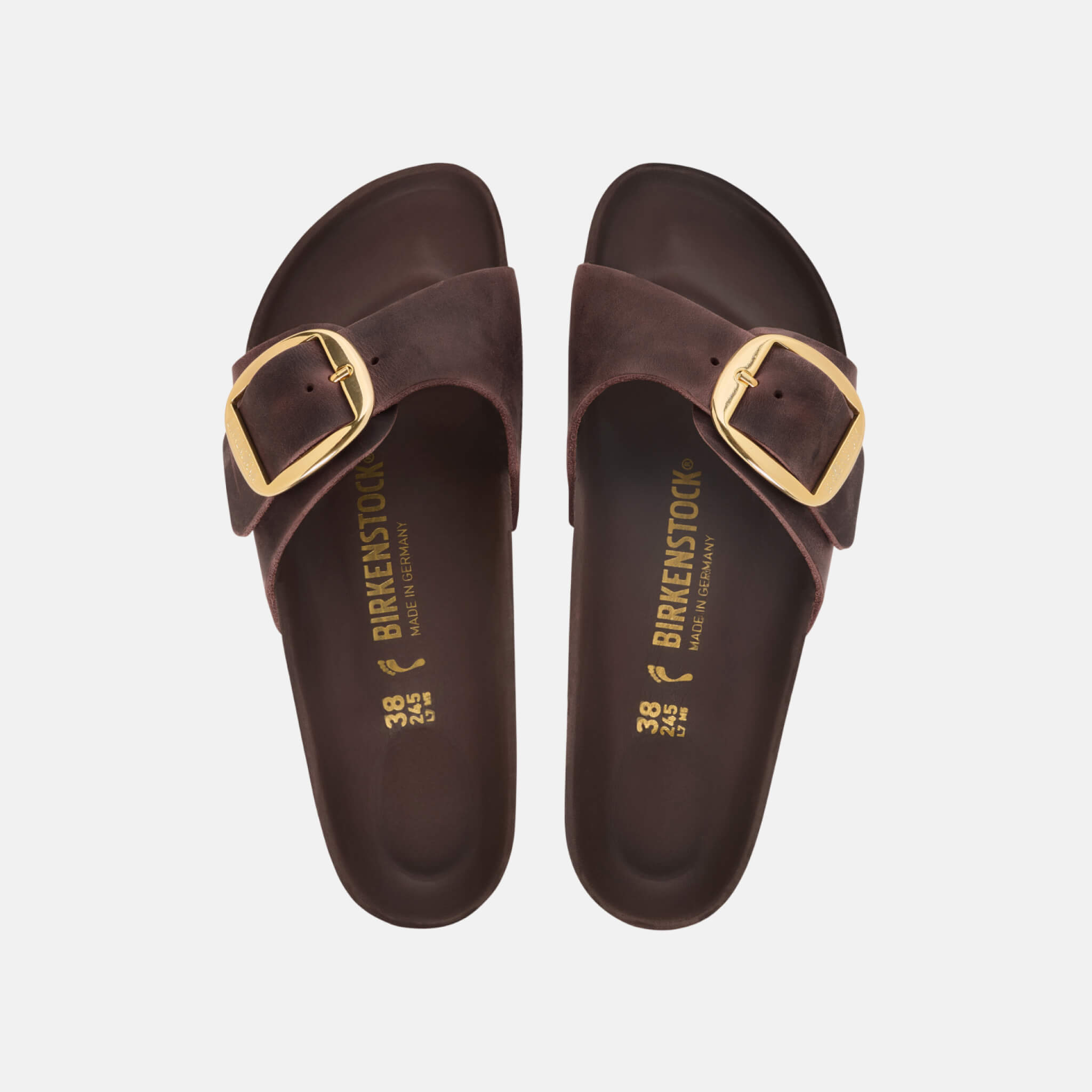 Birkenstock Madrid Big Buckle Oiled Leather Regular