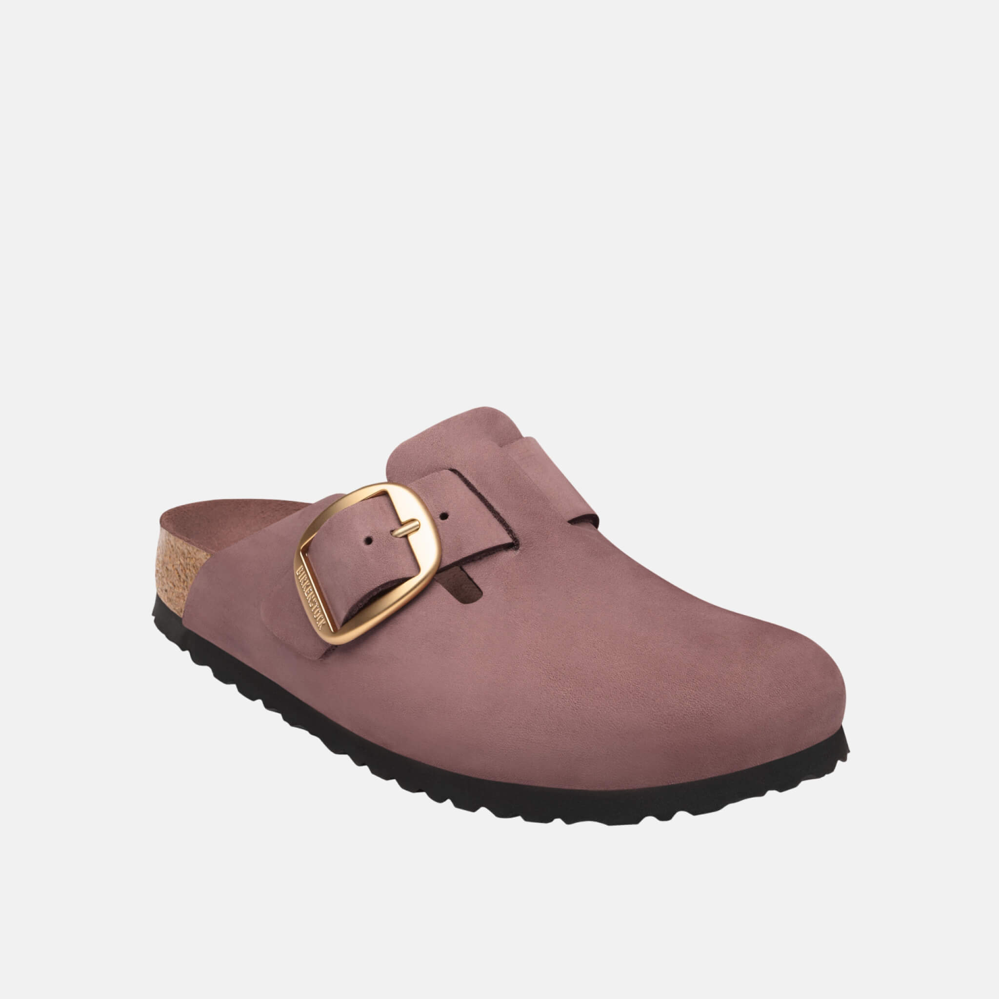 Birkenstock Boston Big Buckle Nubuck Leather Regular