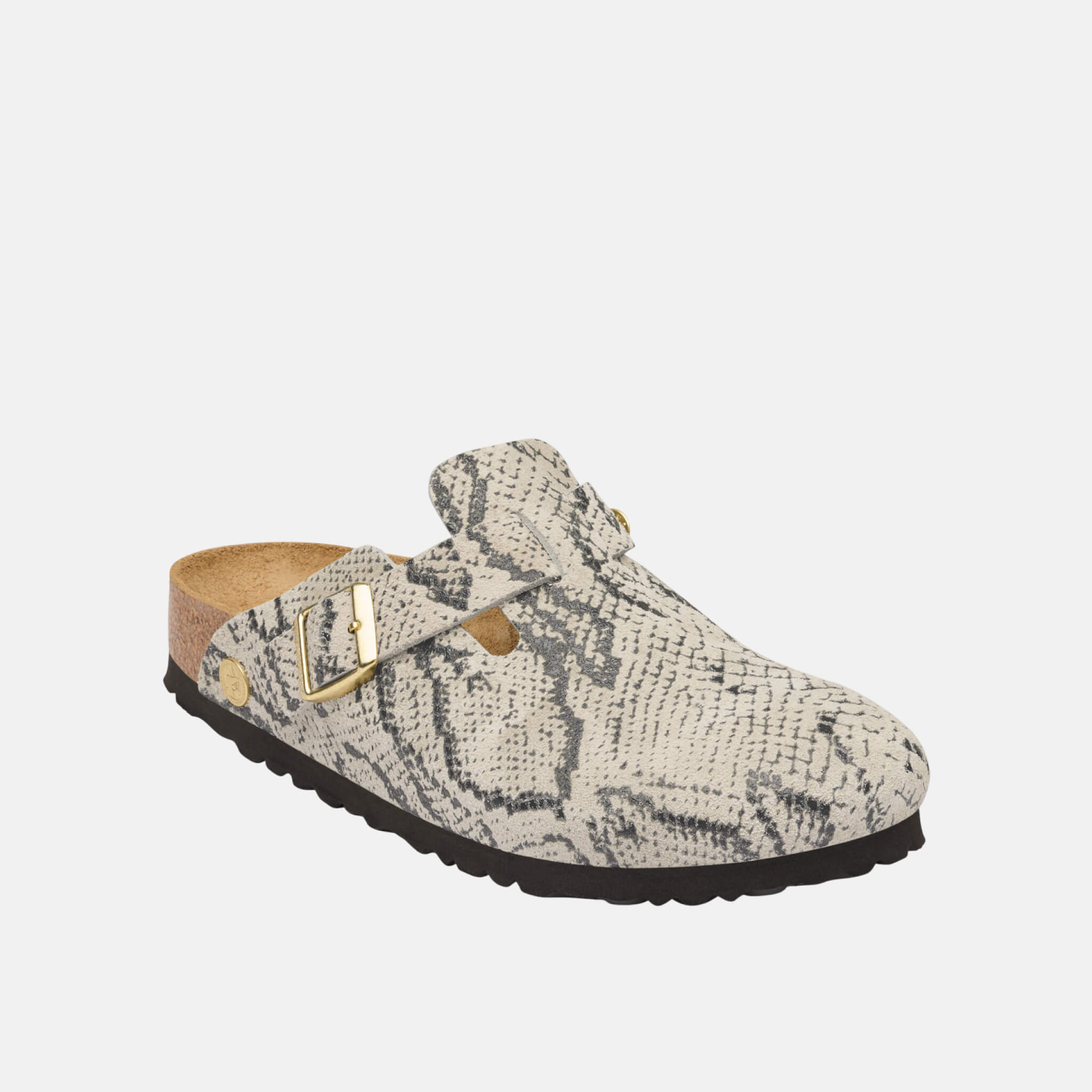 Birkenstock Boston Rivet Logo Suede Leather Regular