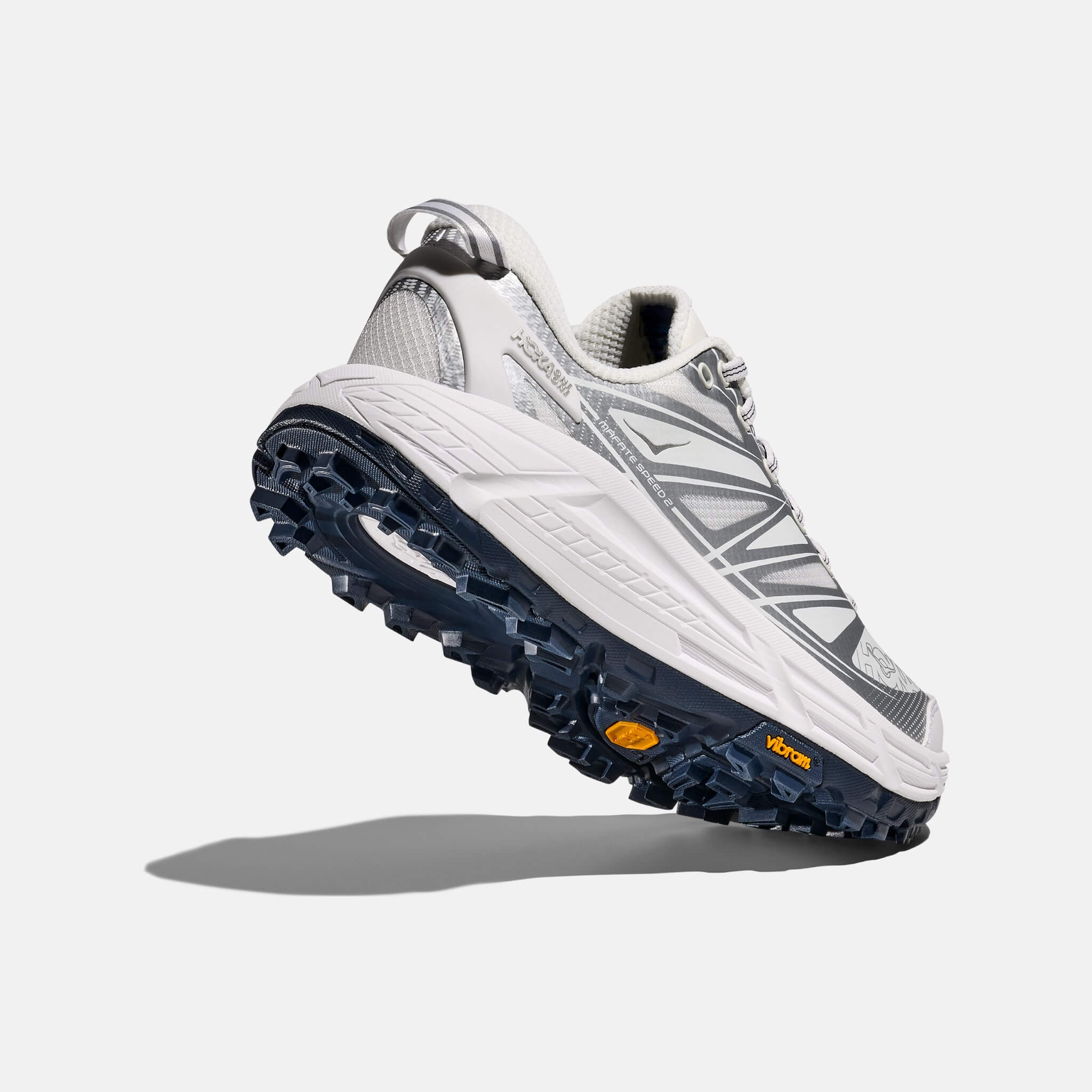 Hoka Mafate Speed 2 White Silver