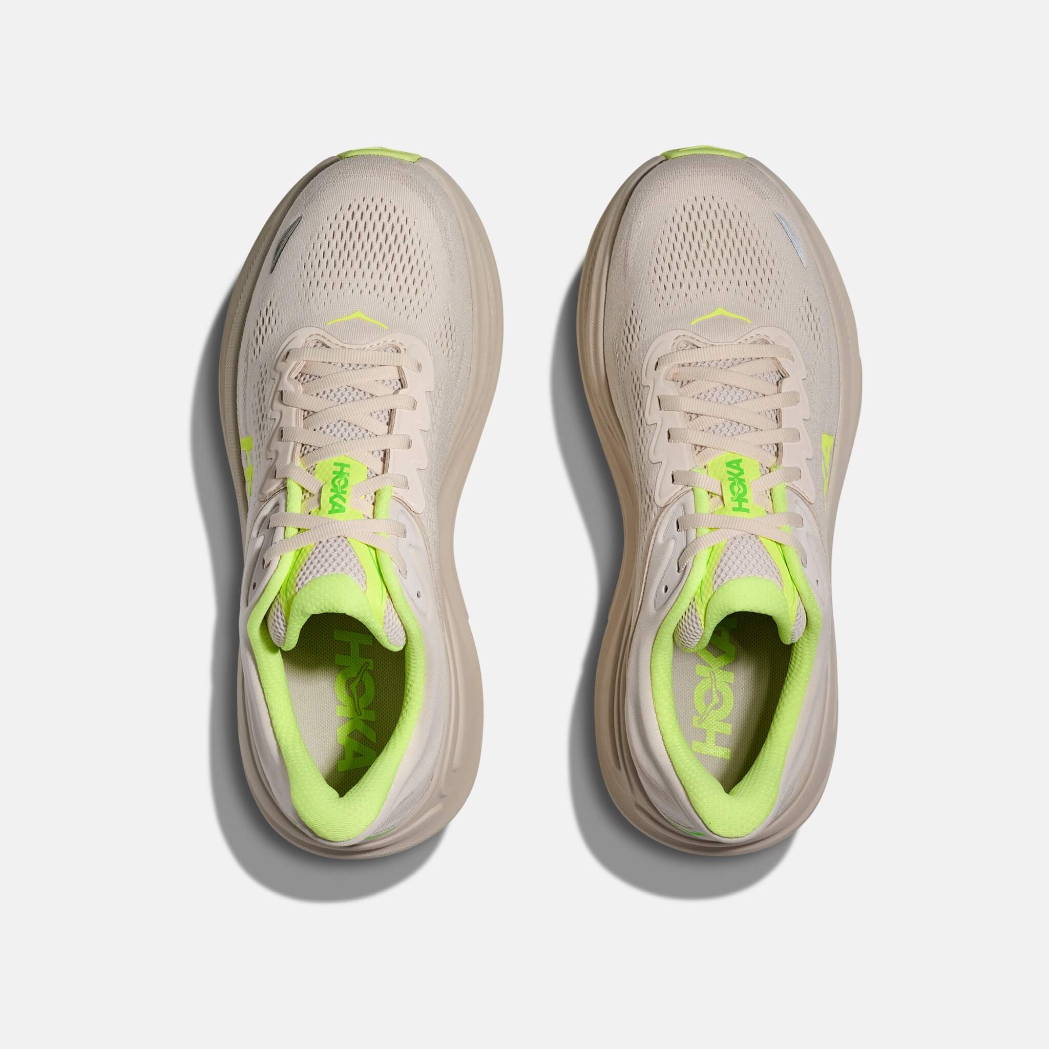 Hoka Bondi 9 Grout/Neon Yuzu