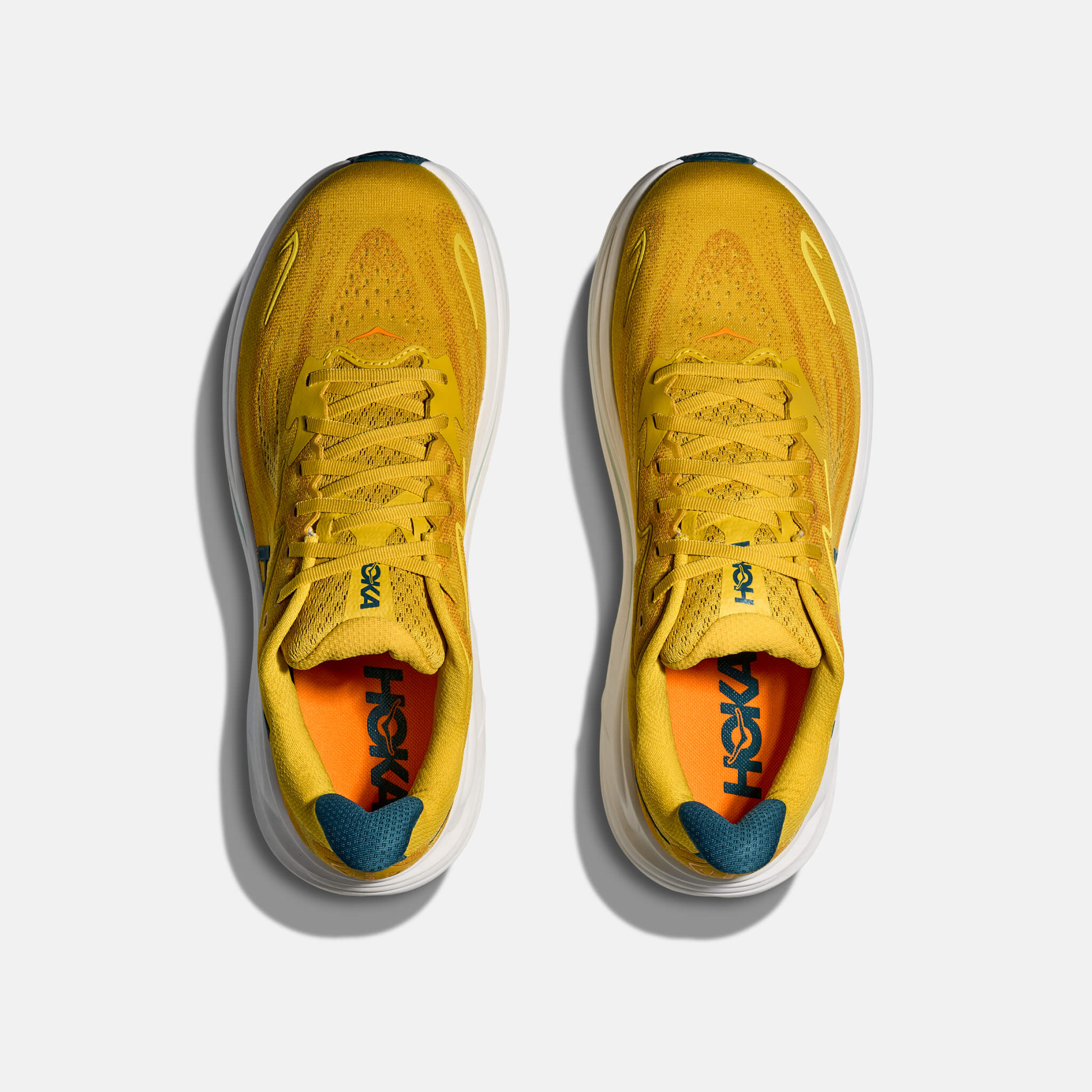 Hoka Clifton 10 Yellow Gold/Tidal Wave