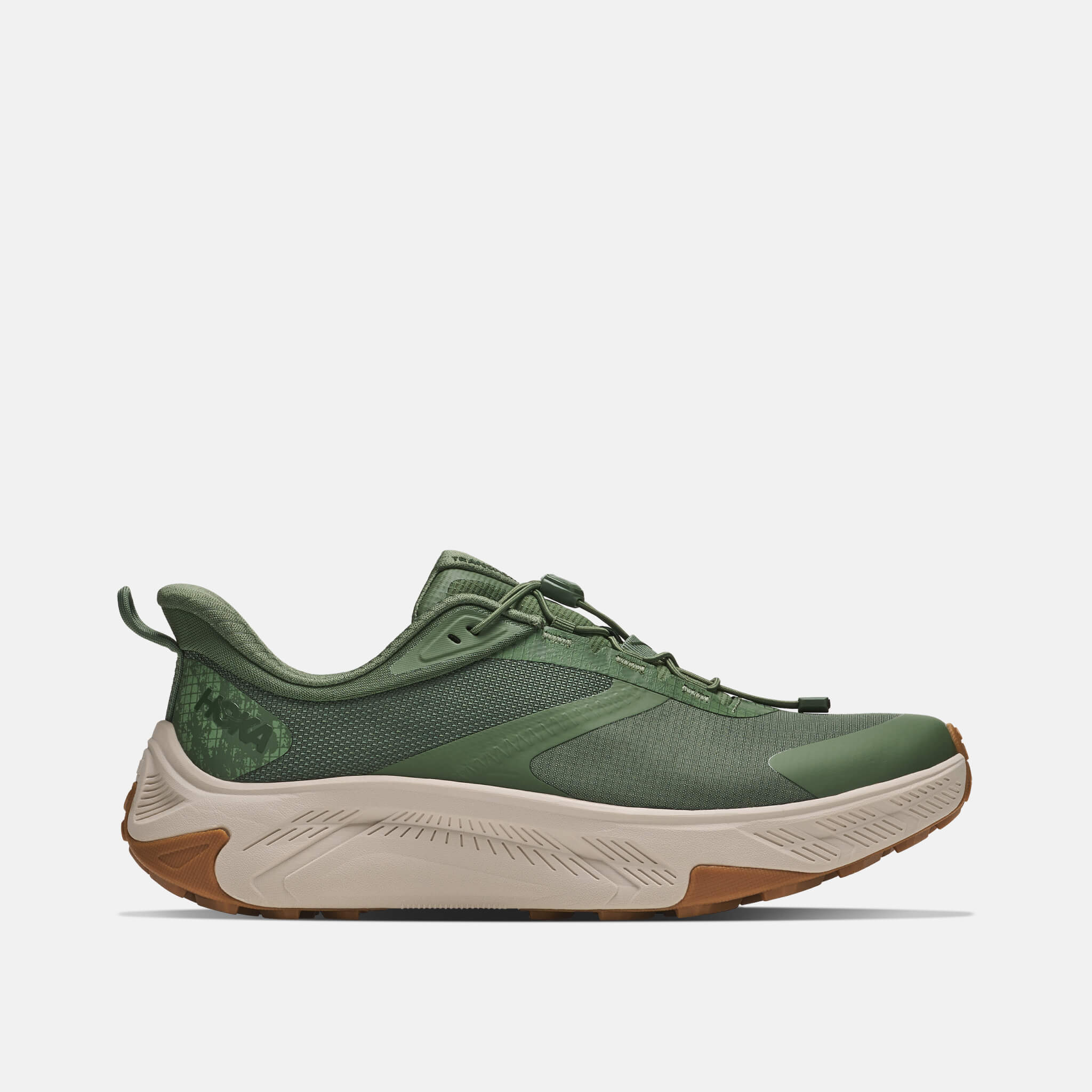 Hoka Transport 2 Nettle Leaf/River Rock Grey