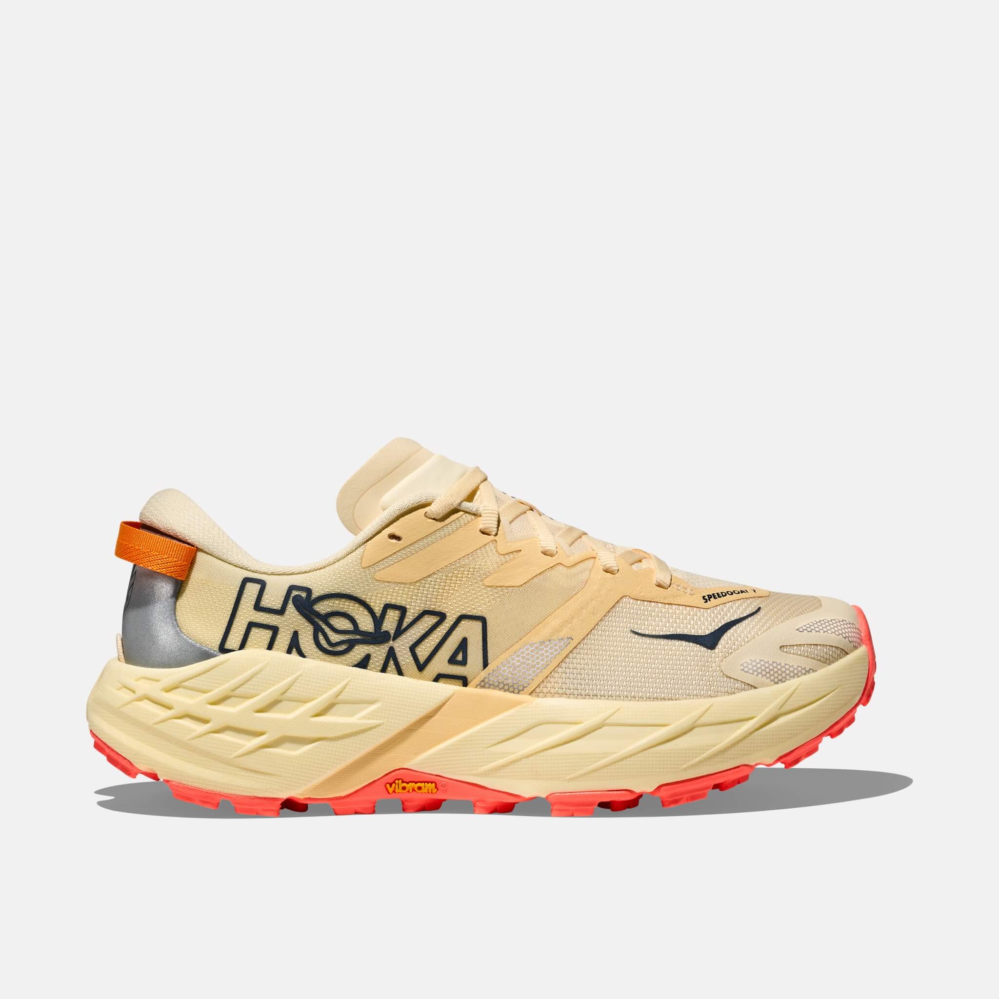 Hoka Speedgoat 7 Vintage Yellow/Neon Flame