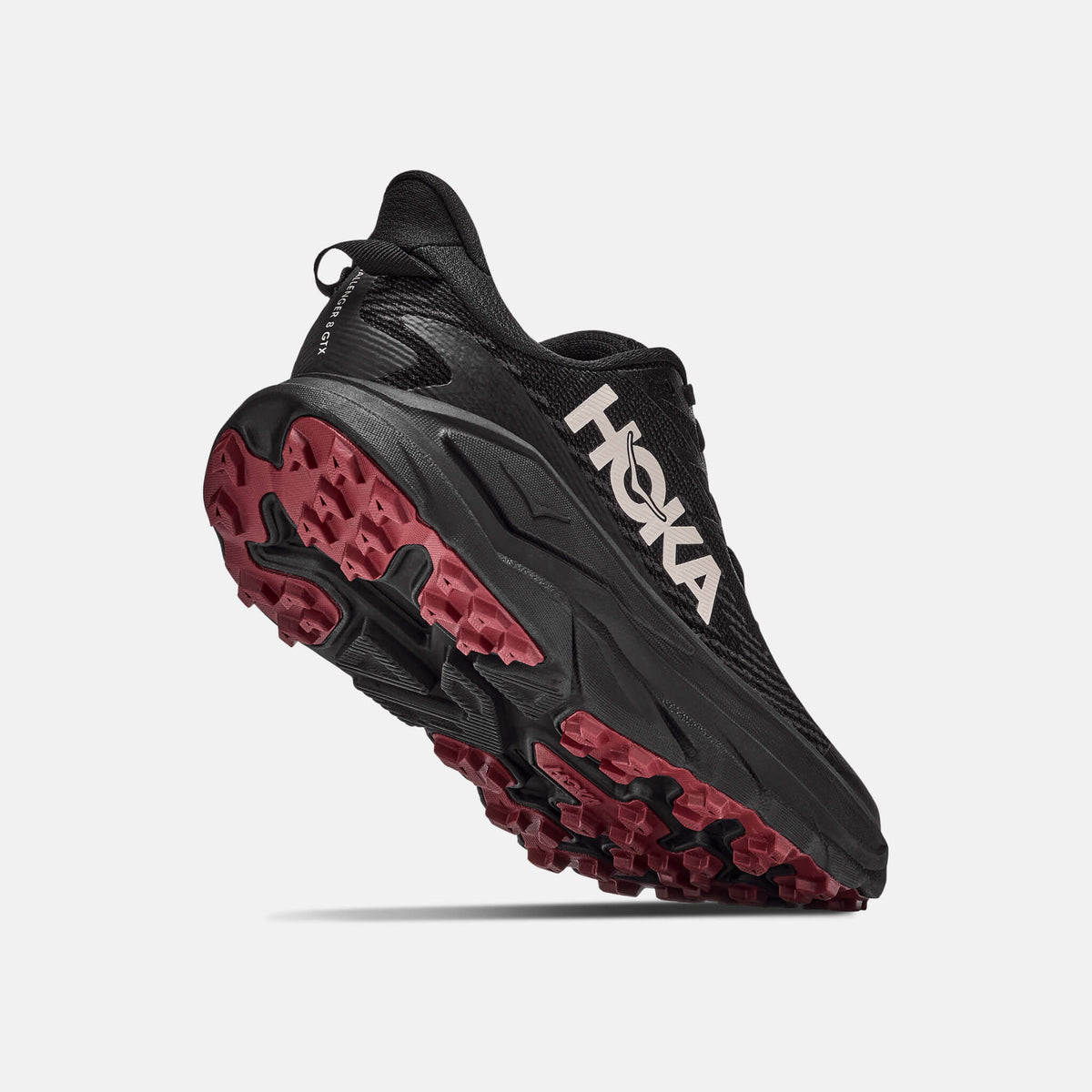 Hoka Challenger 8 GTX Black/Varsity Burgundy