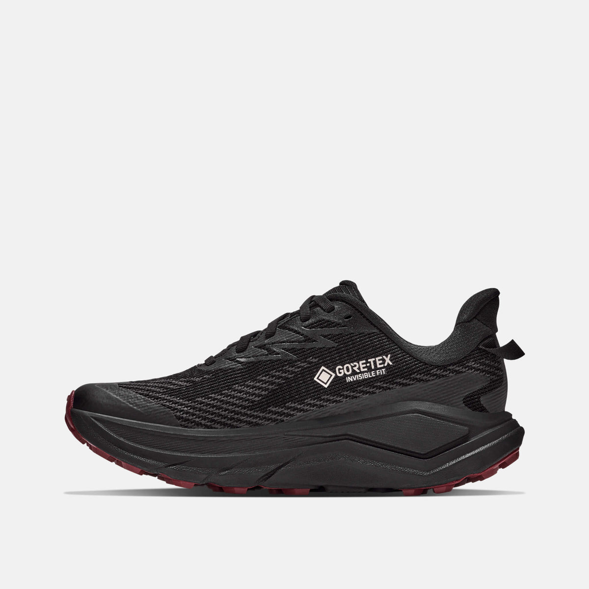 Hoka Challenger 8 GTX Black/Varsity Burgundy