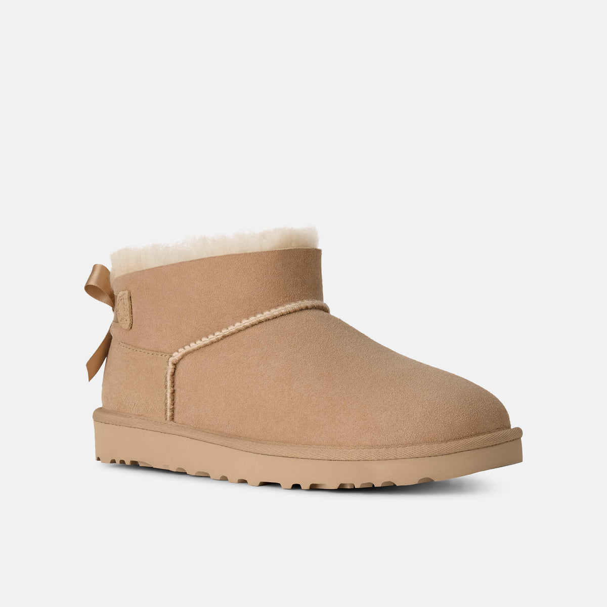Ugg Ultra Mini Bailey Bow Sand