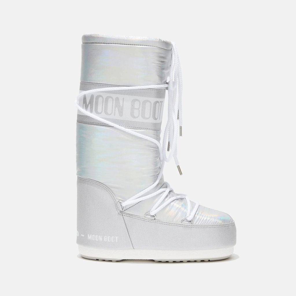 Moon Boot Icon Met Silver