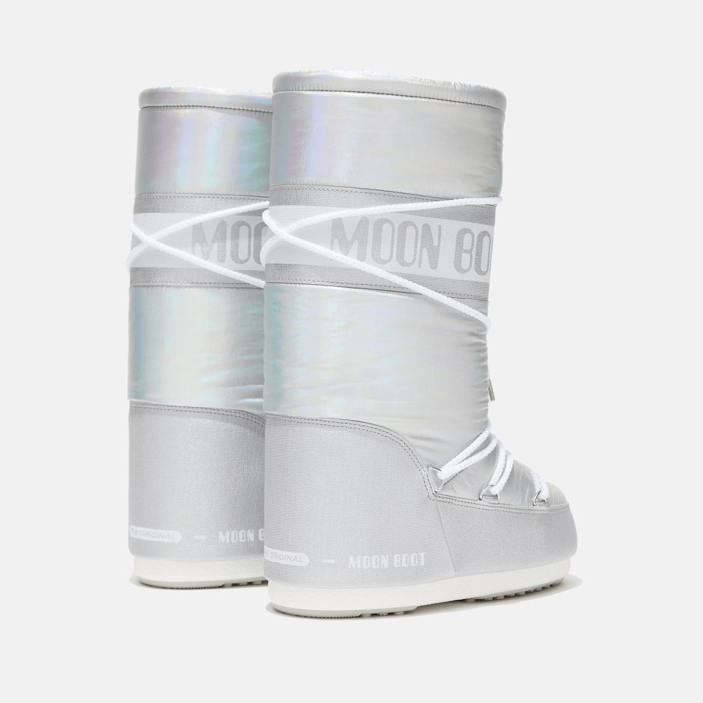 Moon Boot Icon Met Silver