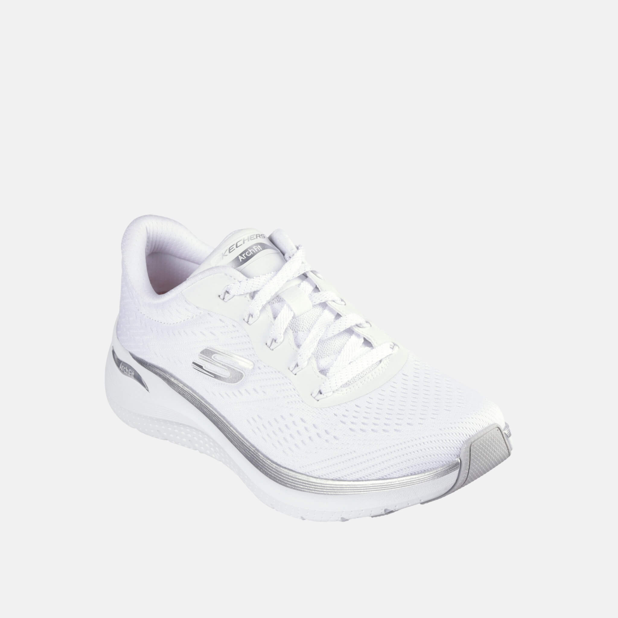Skechers Arch Fit 2.0 Glow The Distance White/Silver