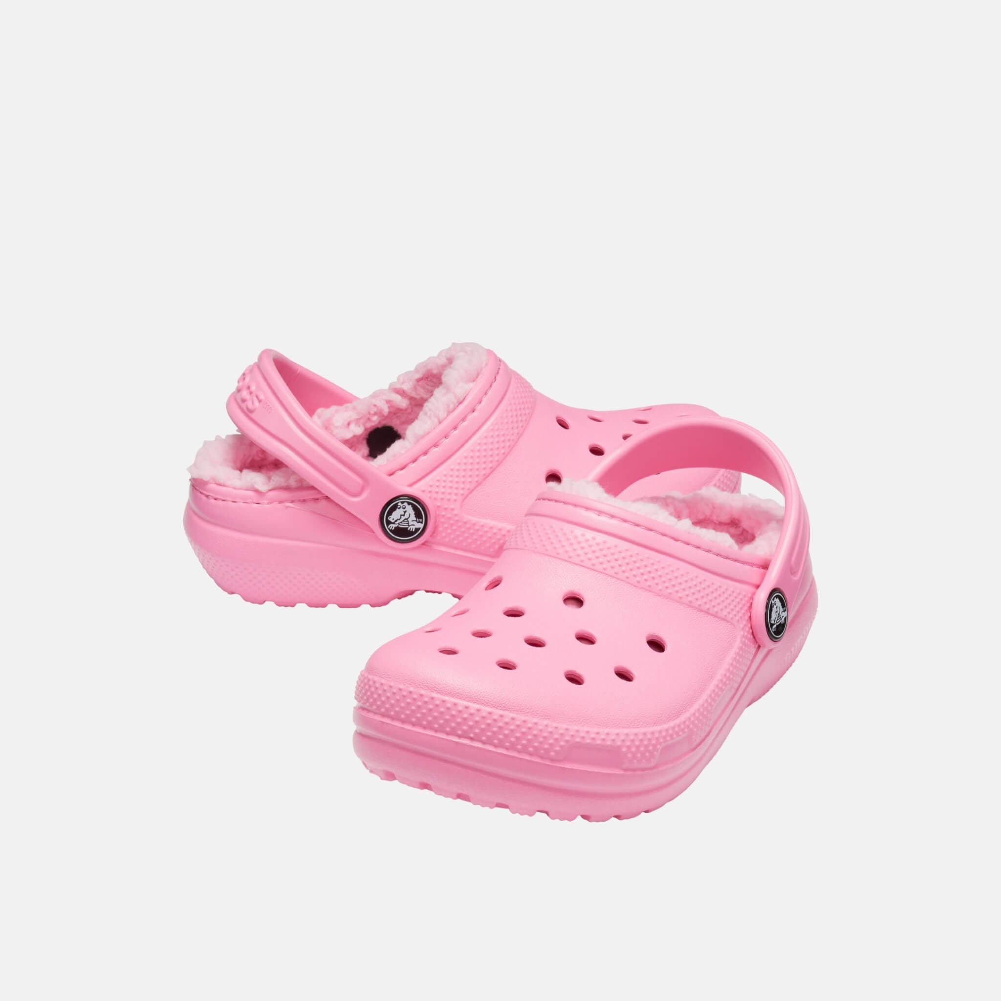 Crocs Classic Lined Clog Kids Pink Lemonade/Pink Lemonade