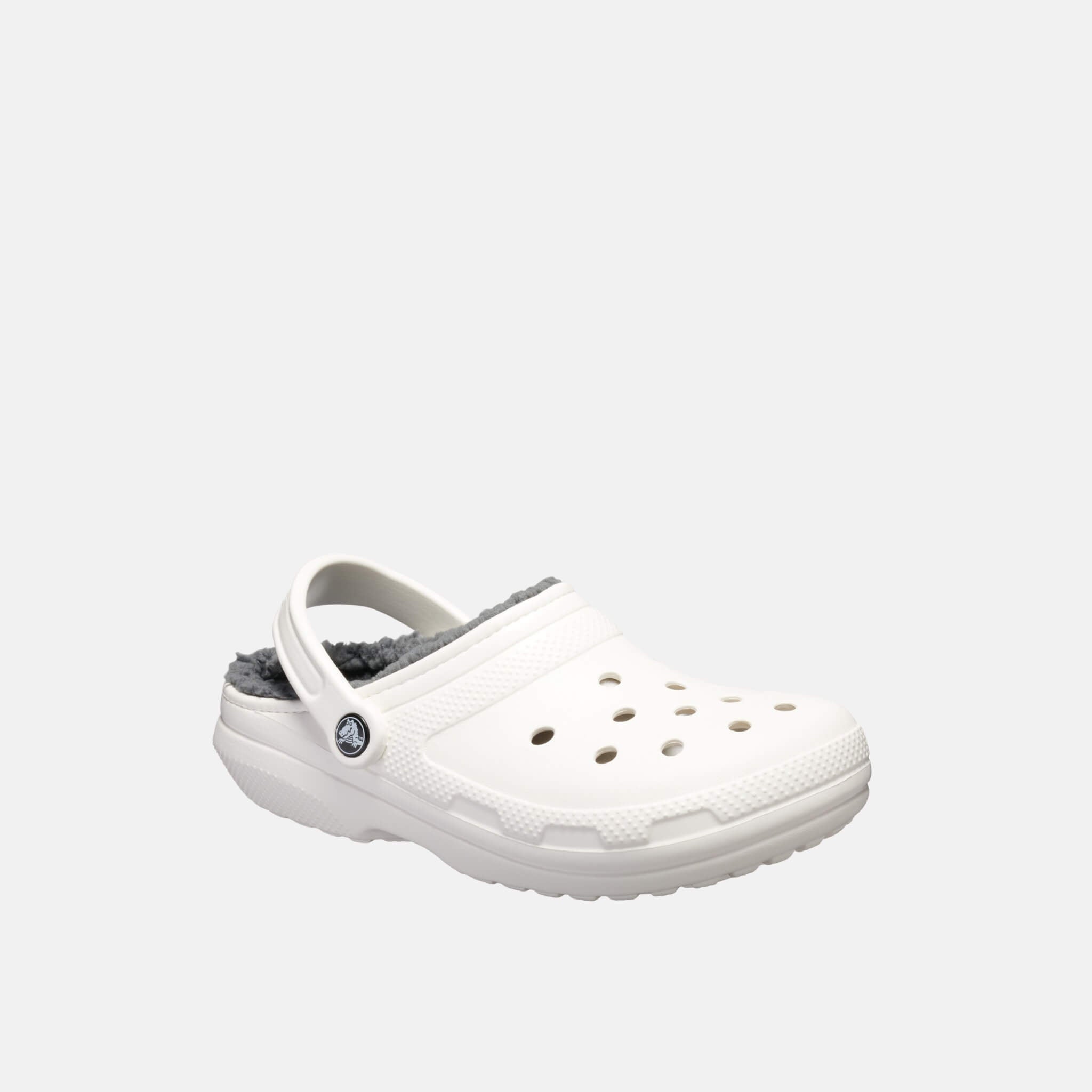 Crocs Classic Lined Clog White/Grey