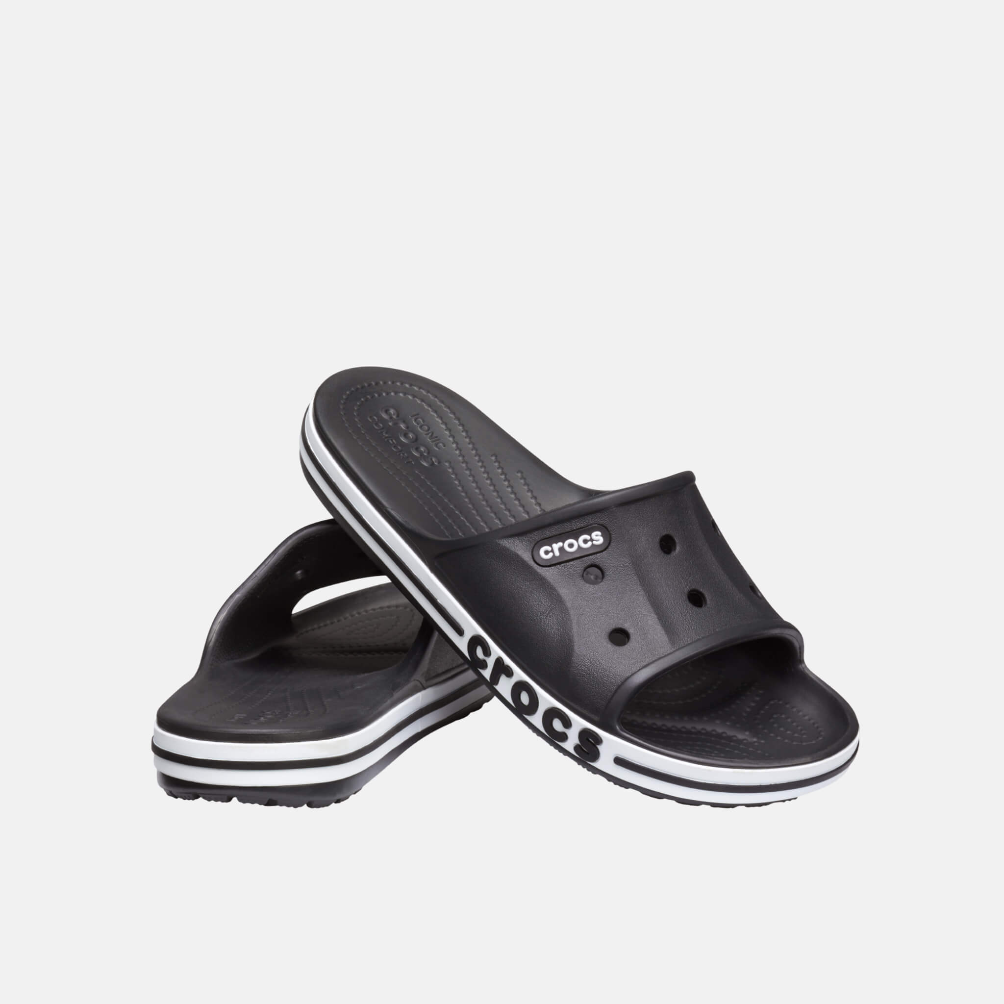 Crocs Bayaband Slide Black/White