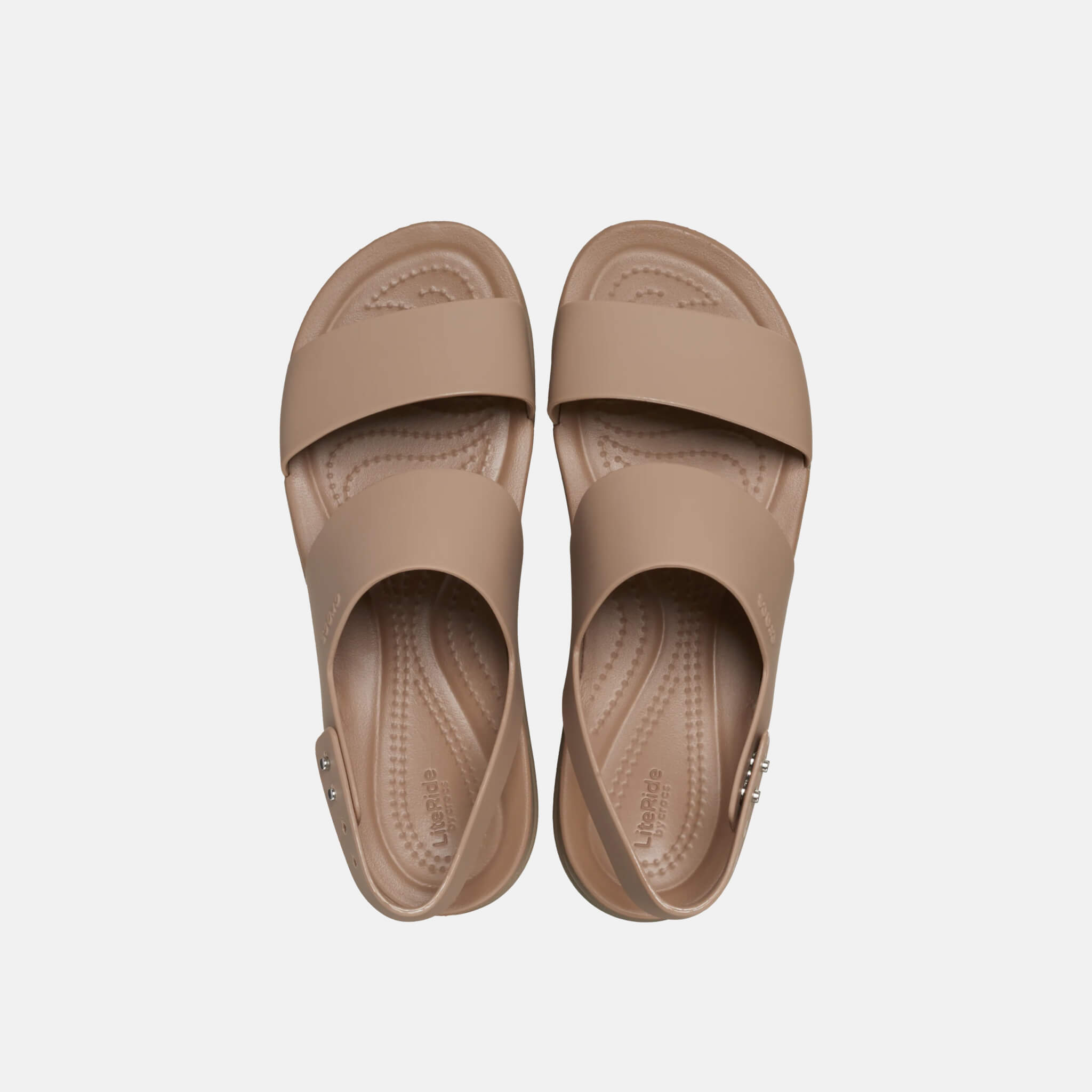 Crocs Brooklyn Low Wedge Latte/Mushroom