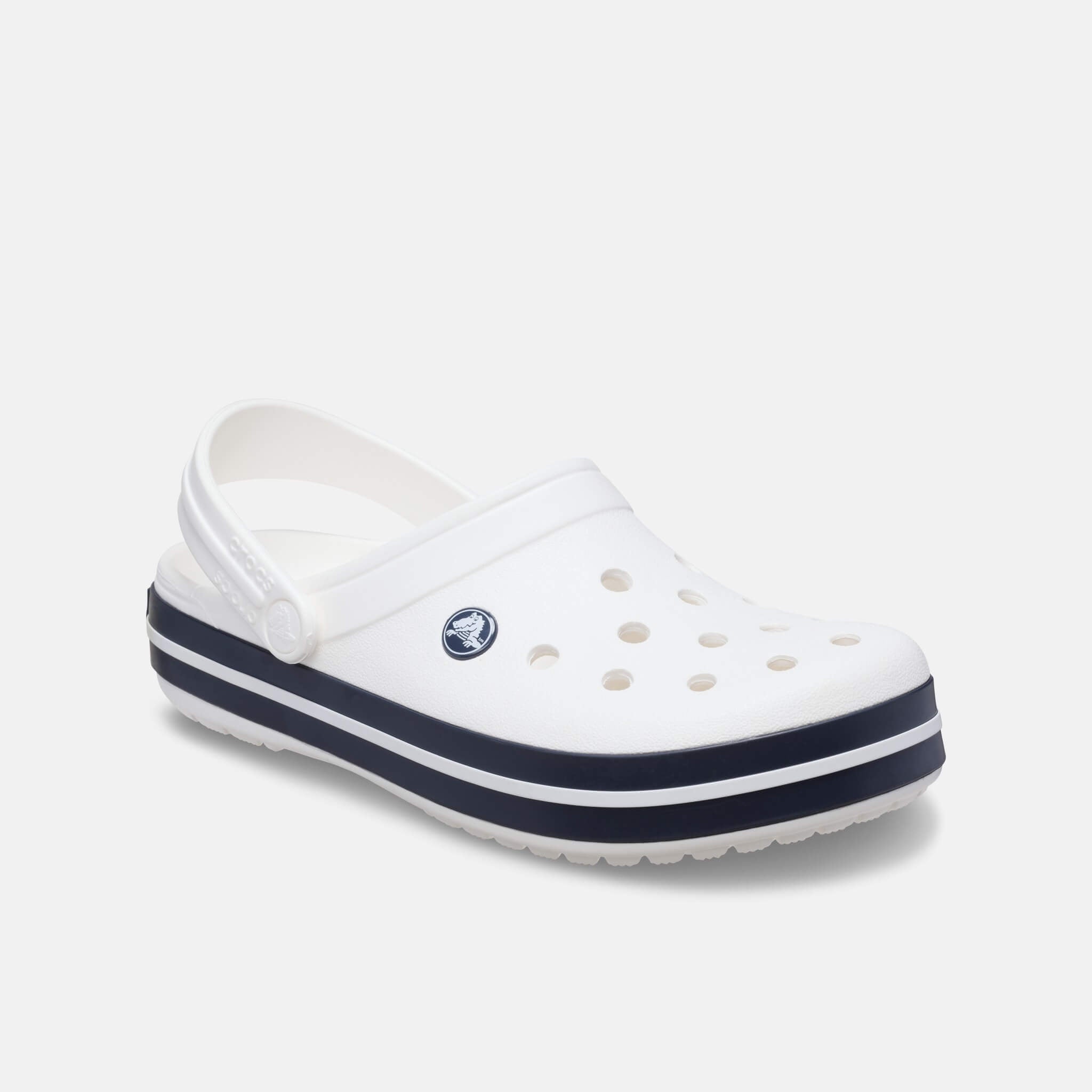Crocs Kids Crocband Clog White/Navy