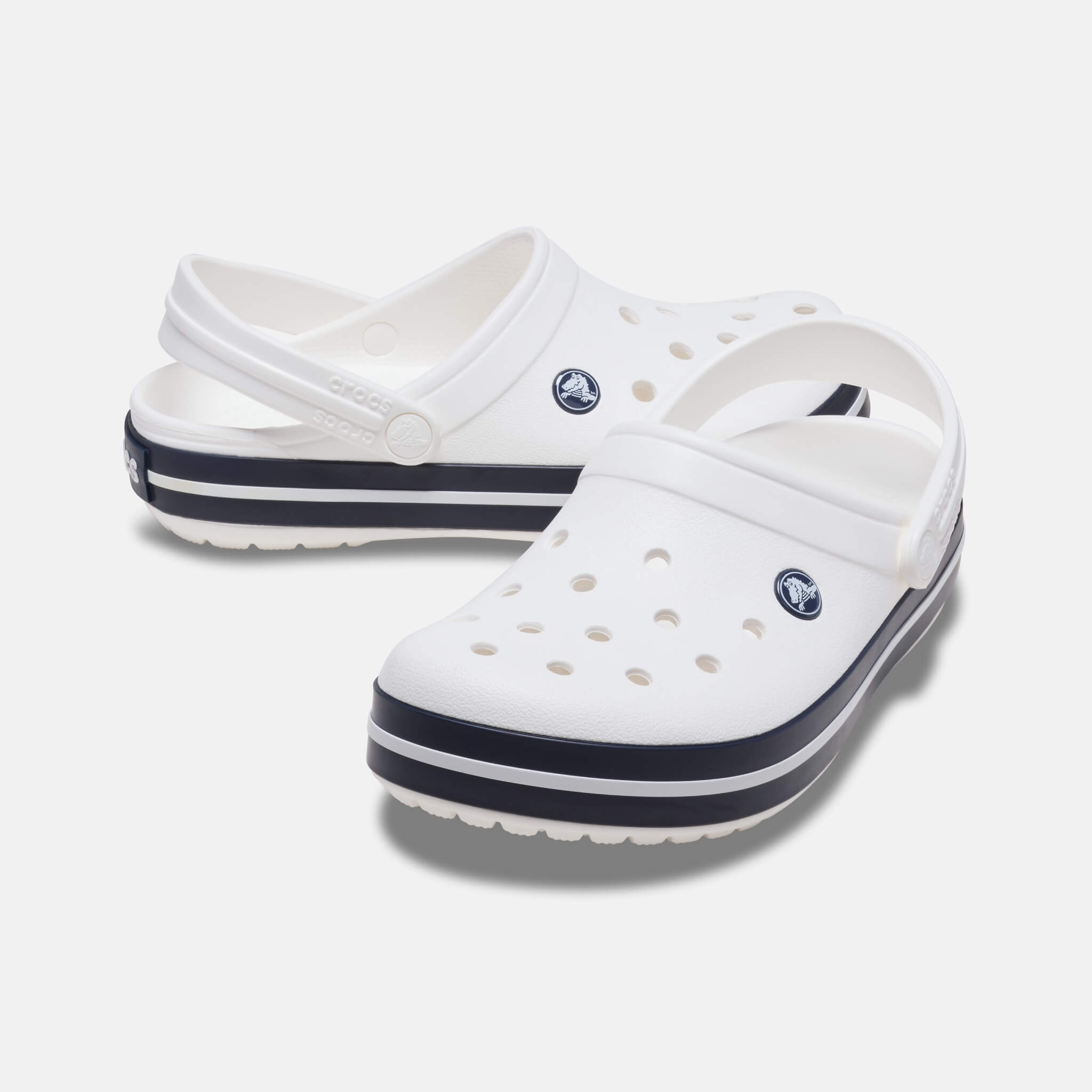 Crocs Kids Crocband Clog White/Navy