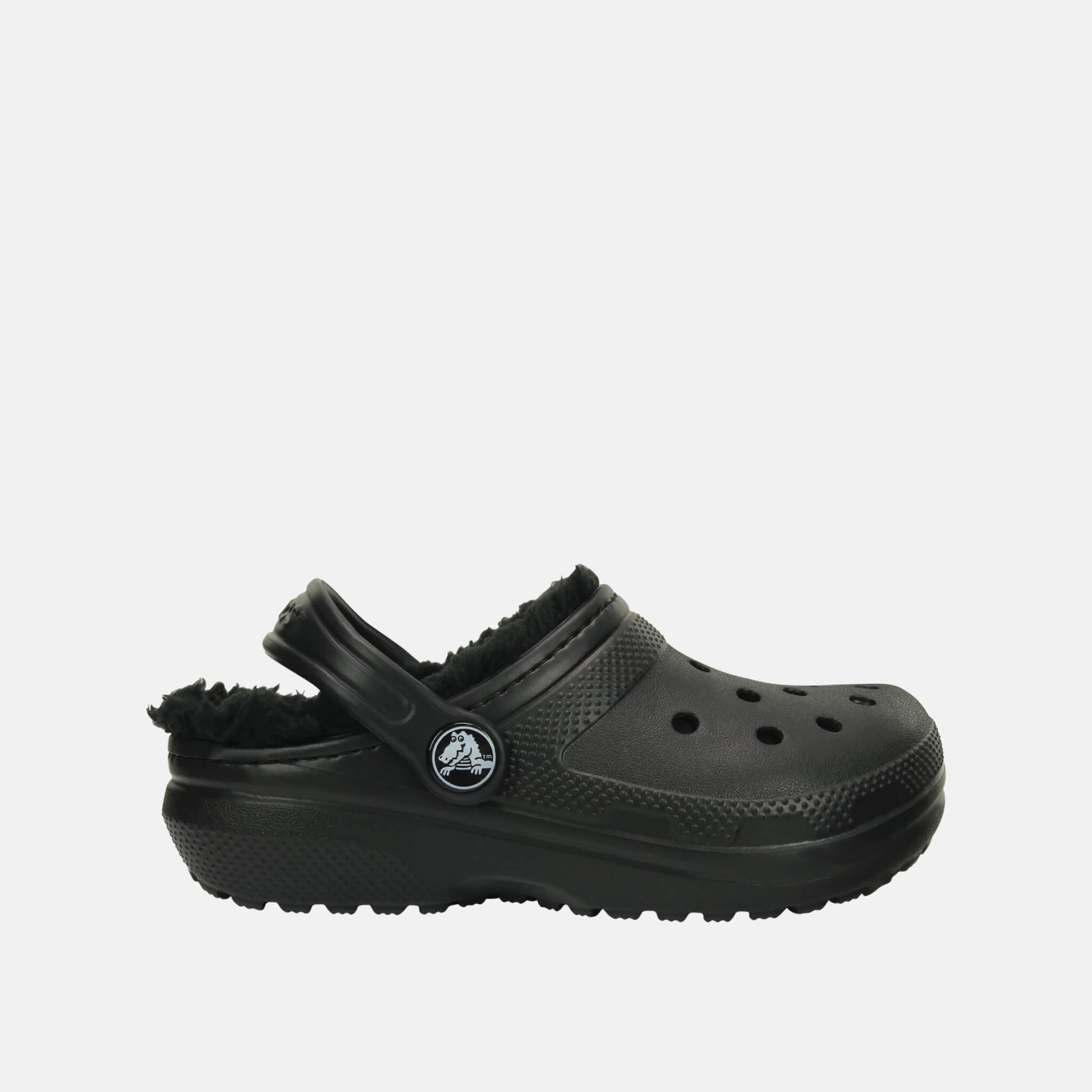 Crocs Kids Classic Lined Clog Black/Black