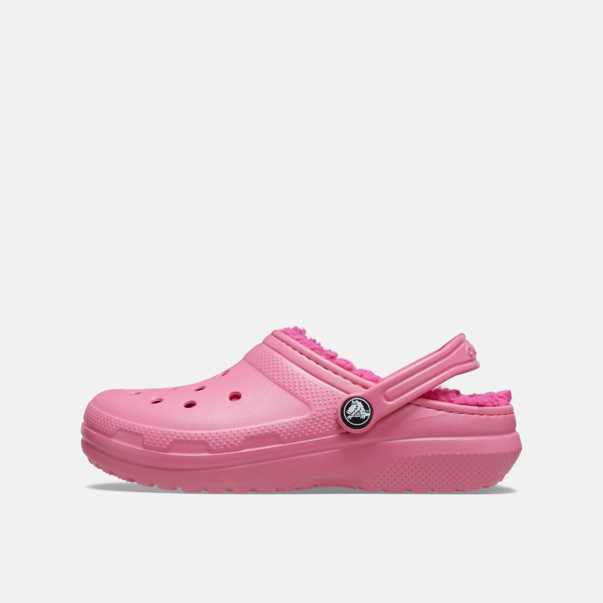 Crocs Kids Classic Lined Clog Hyper Pink