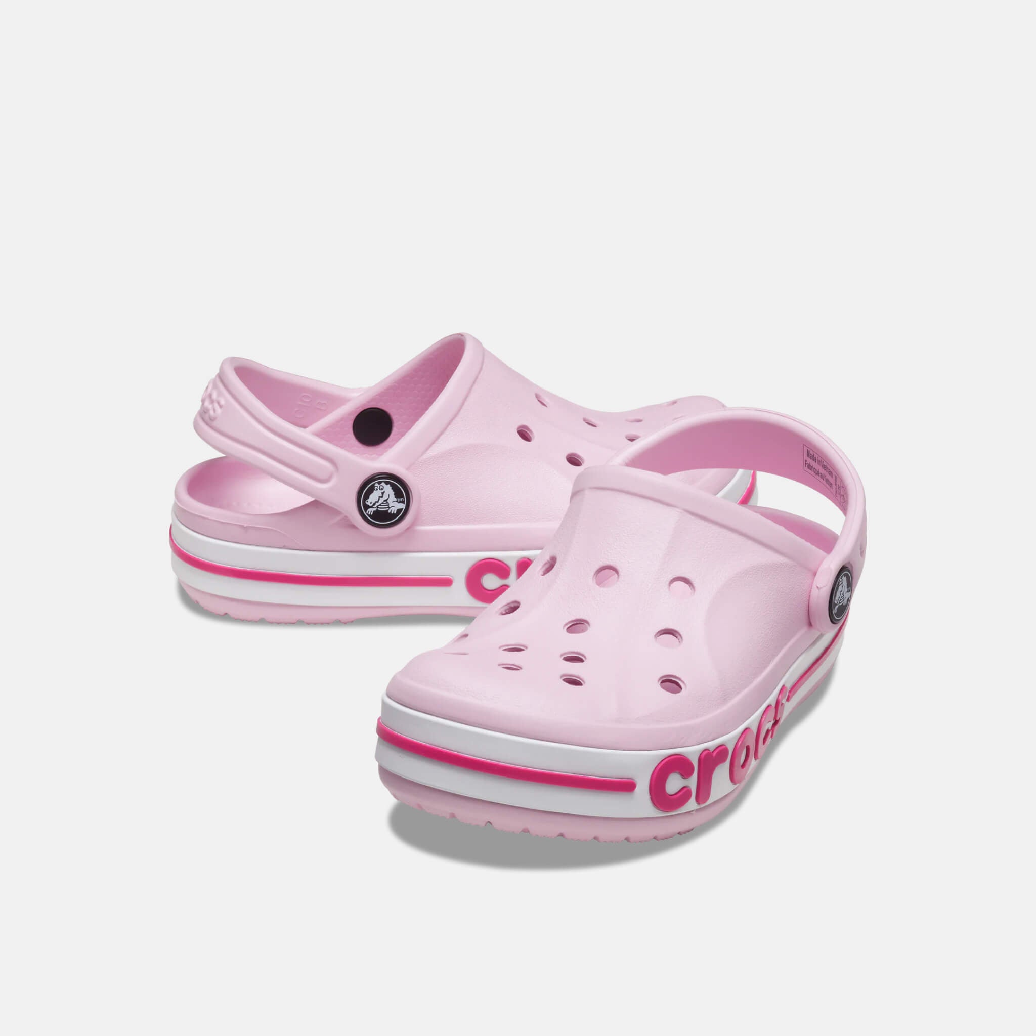 Crocs Kids Bayaband Clog Ballerina Pink/Candy Pink