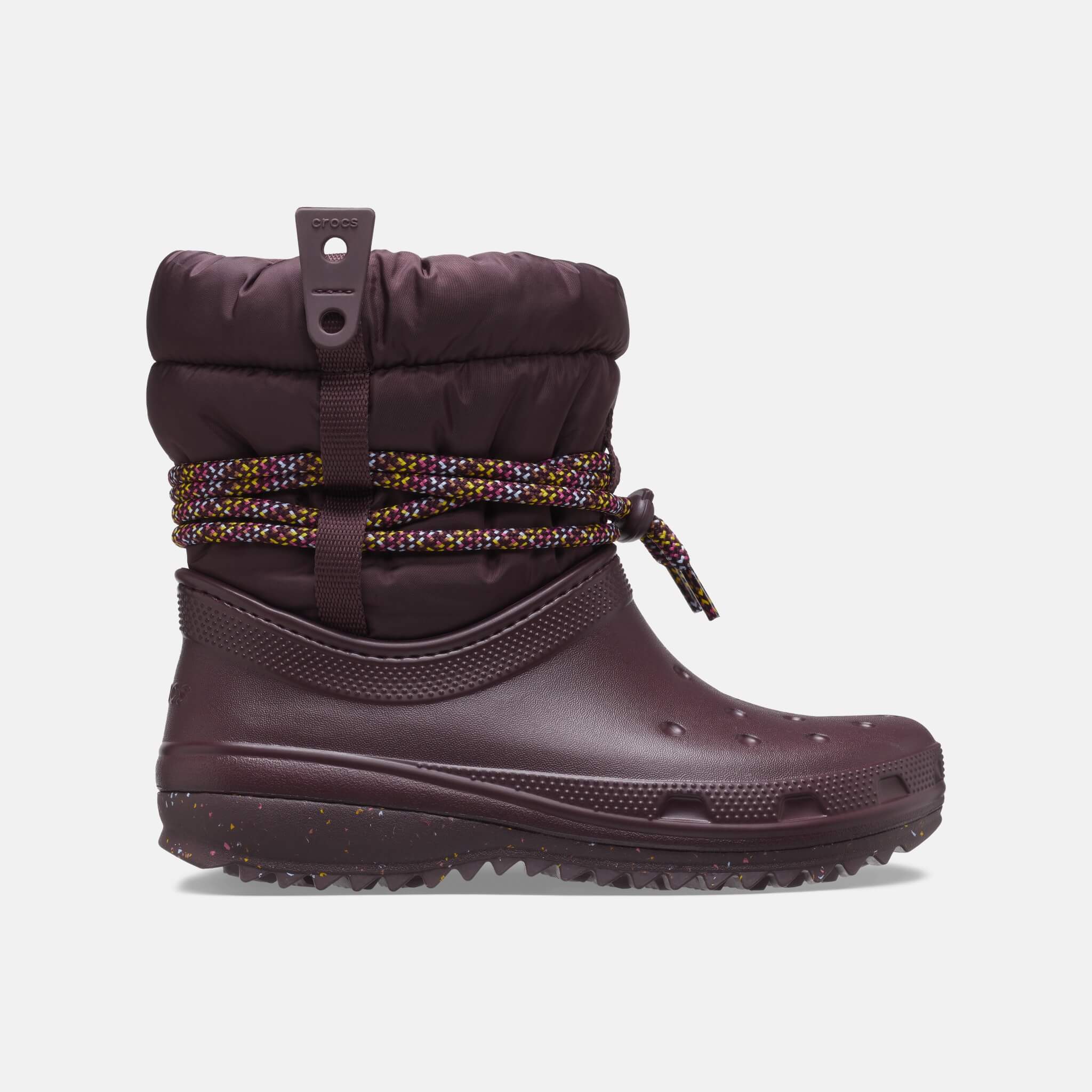 Crocs Classic Neo Puff Luxe Boot Dark Cherry